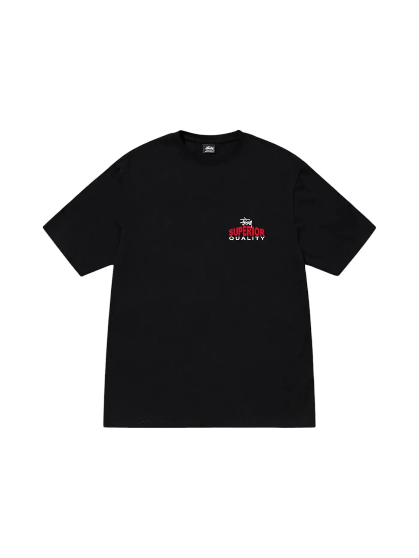 Мужская футболка с пигментным окрашиванием Tee Stussy — изображение 2 из 2, черный
