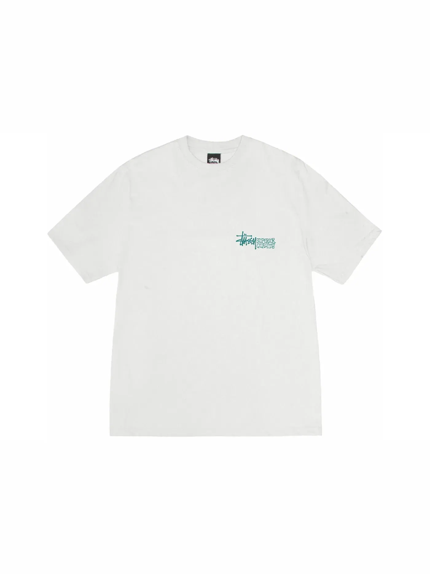 Мужская футболка с пигментным окрашиванием Natural Stussy — изображение 1 из 2, прозрачный