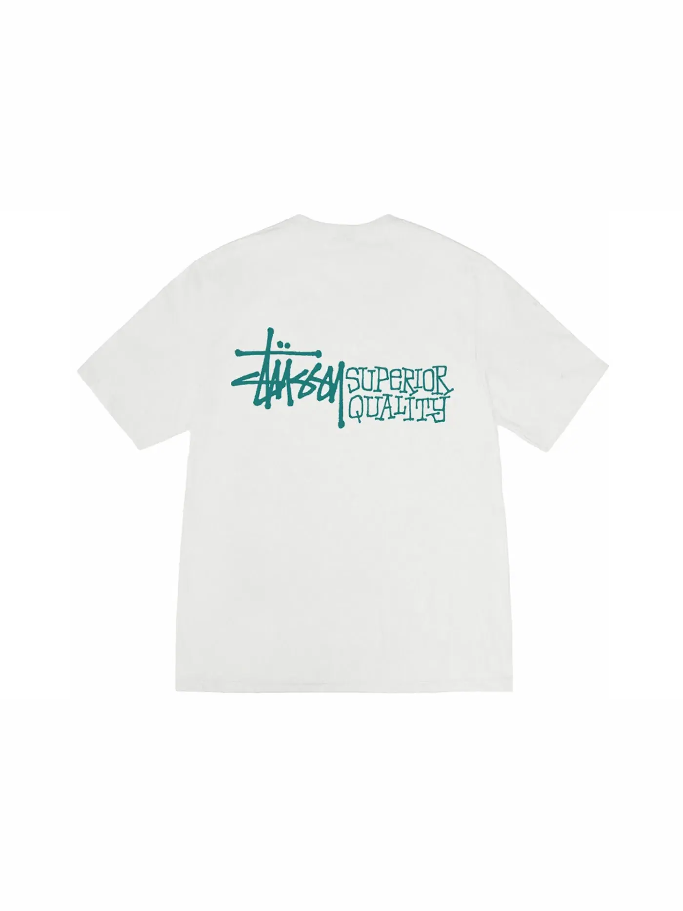 Мужская футболка с пигментным окрашиванием Natural Stussy — изображение 2 из 2, прозрачный