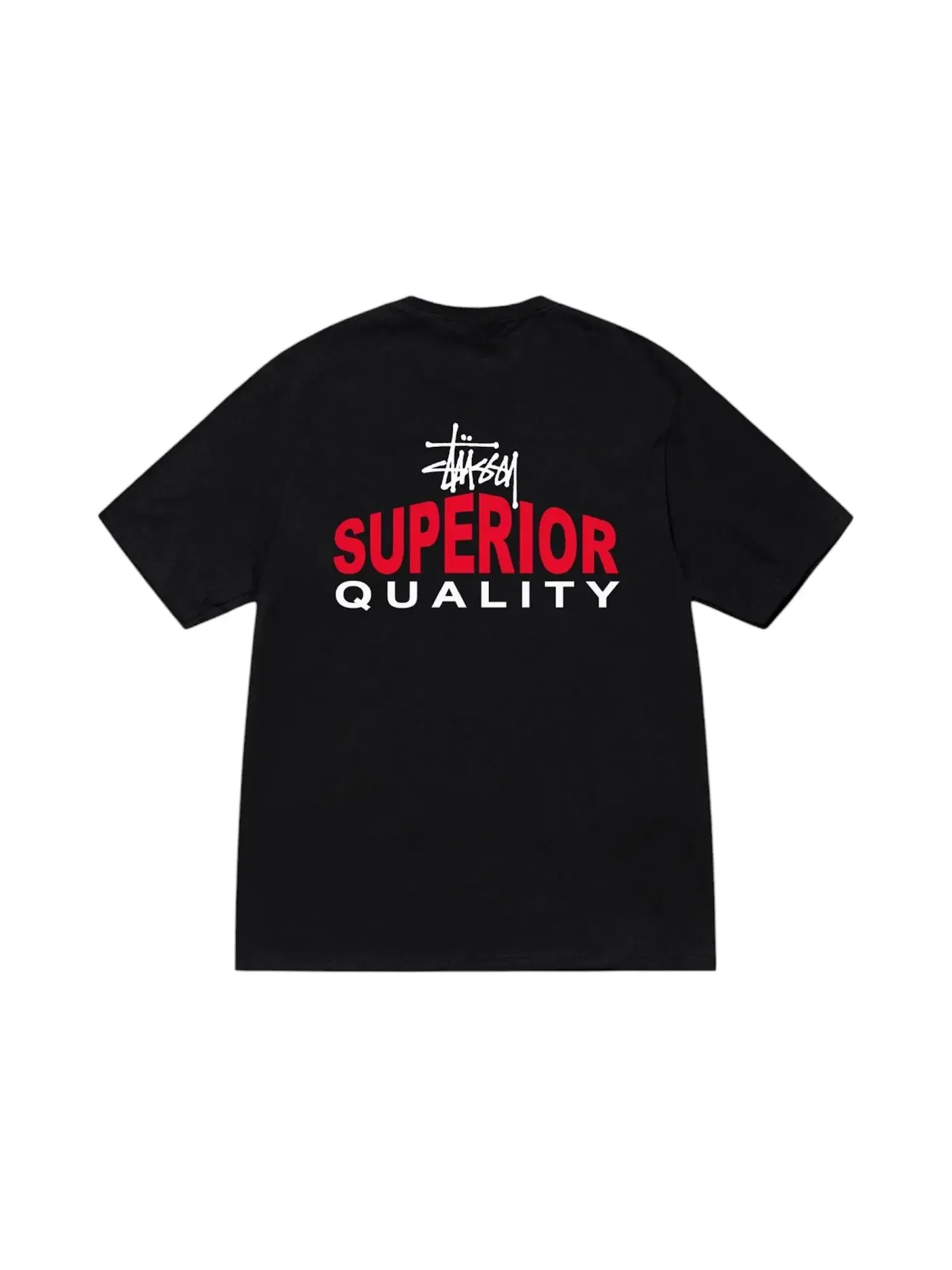 Мужская футболка хлопковая Tee Stussy — изображение 1 из 2, черный