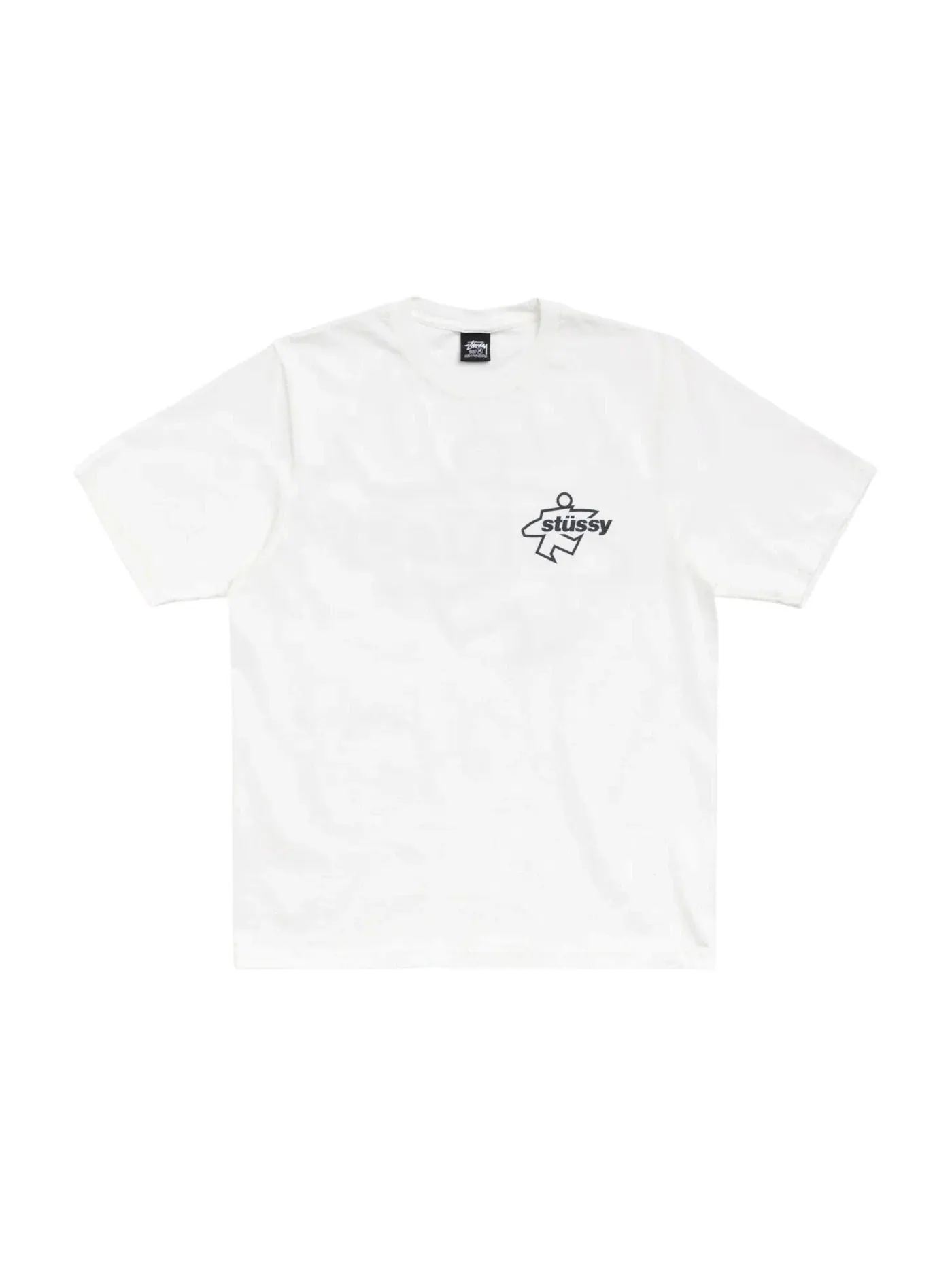 Женская футболка с пигментным окрашиванием Stussy Surf Size Tee — изображение 1 из 2, прозрачный