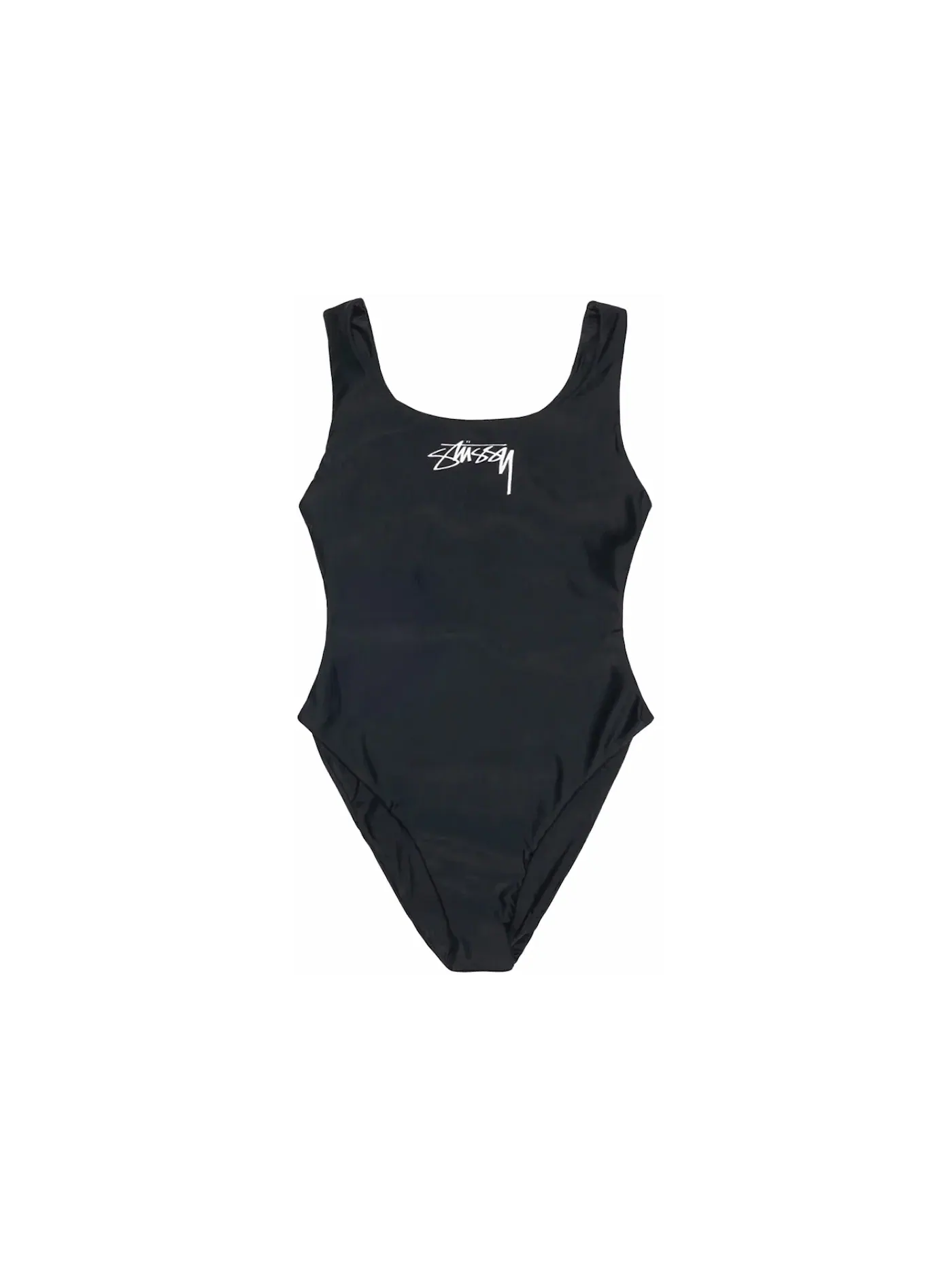 Женский цельный купальник с принтом Surf Stock Stussy — изображение 1 из 2, черный