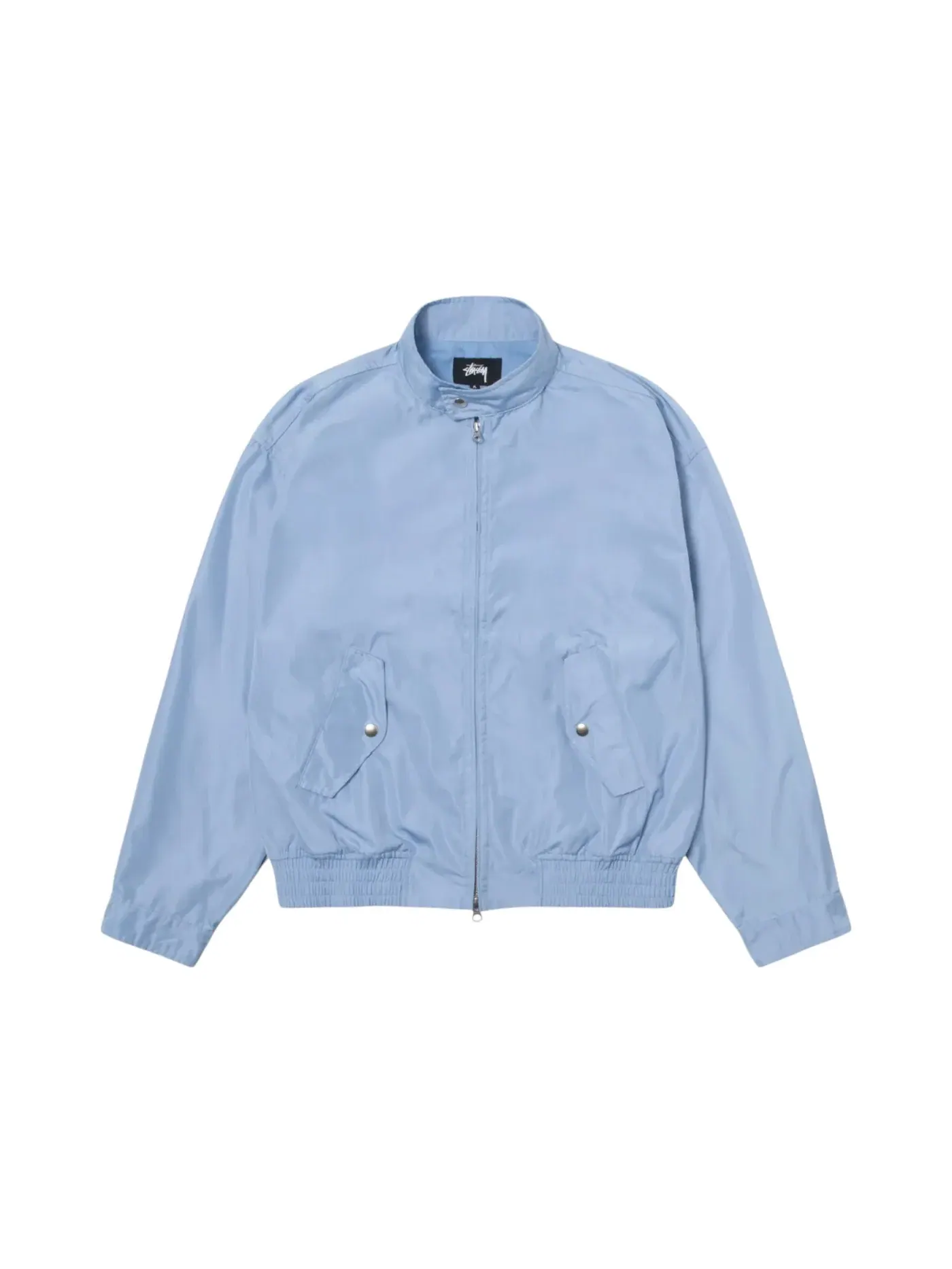 Мужская куртка-ветровка Stussy Surf Team Harrington — изображение 1 из 1, светлый синий