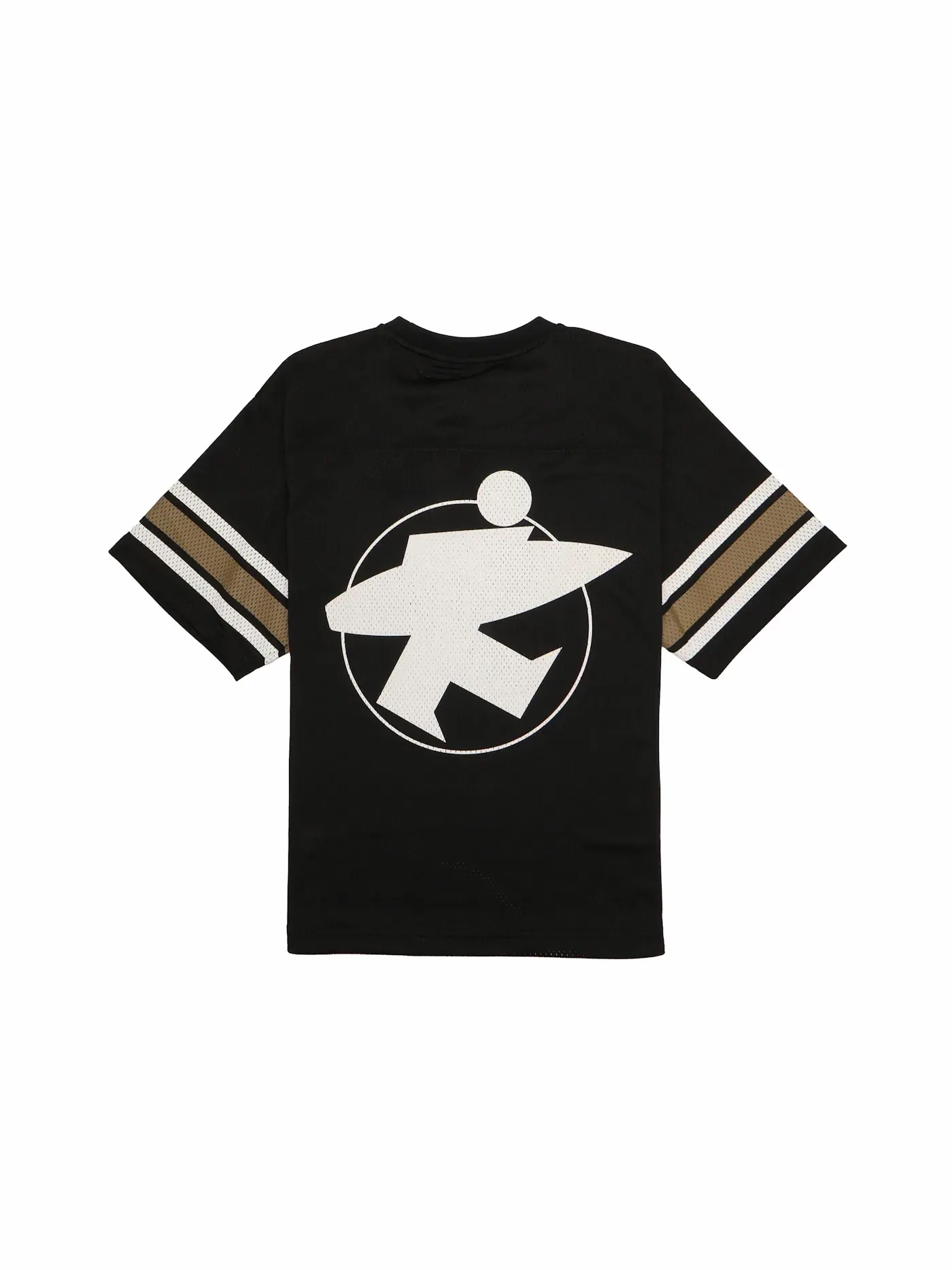 Мужская футбольная джерси с сетчатым материалом Stussy — изображение 1 из 2, черный