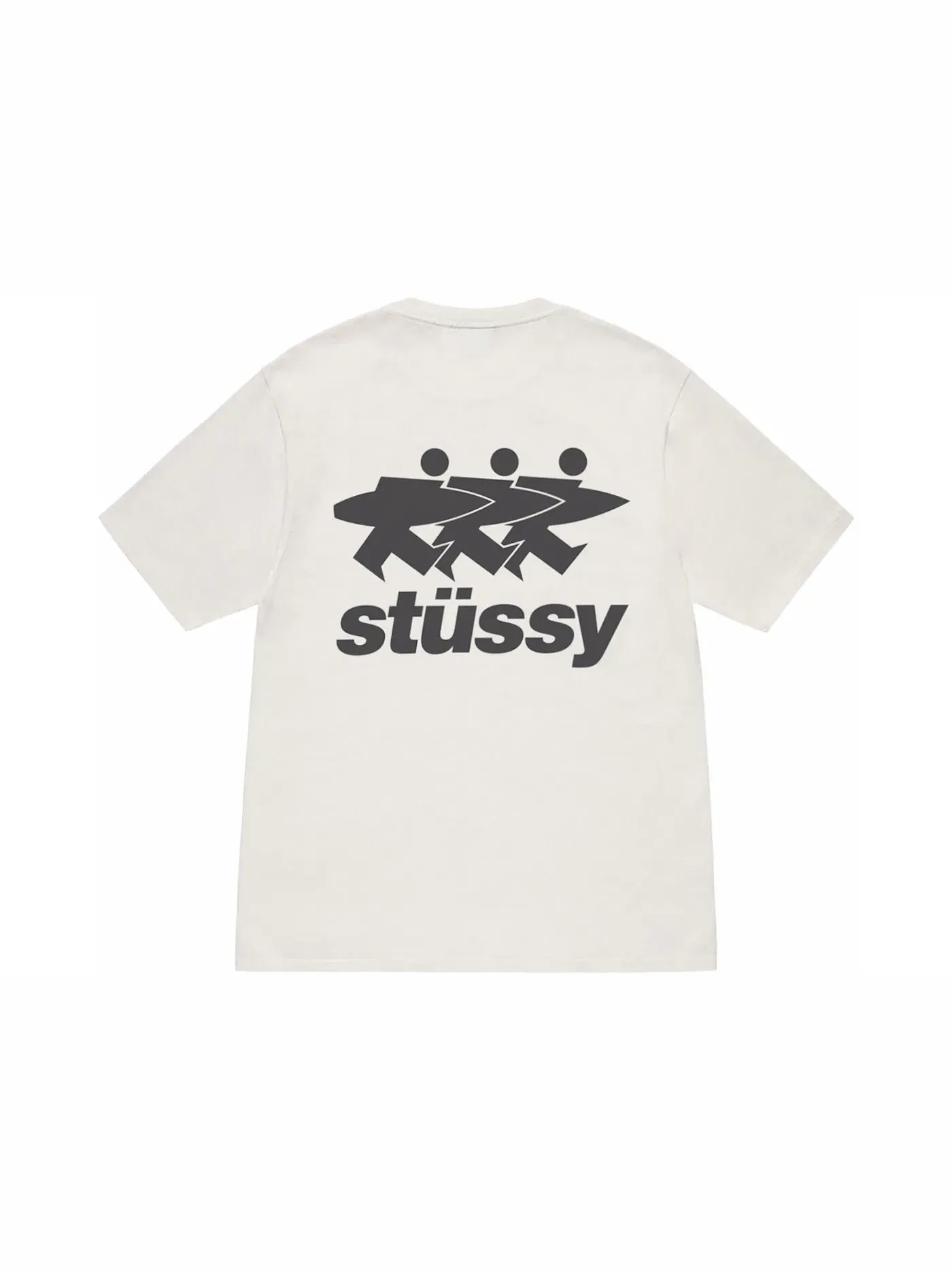 Мужская футболка с эффектом выцветания Stussy Surfwalk — изображение 1 из 2, прозрачный