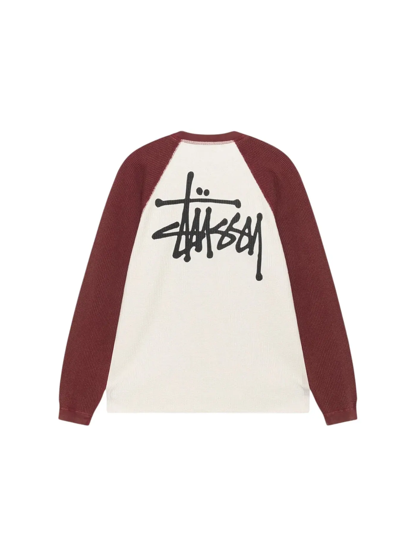 Мужская футболка с длинным рукавом реглан Stussy — изображение 1 из 2, белый