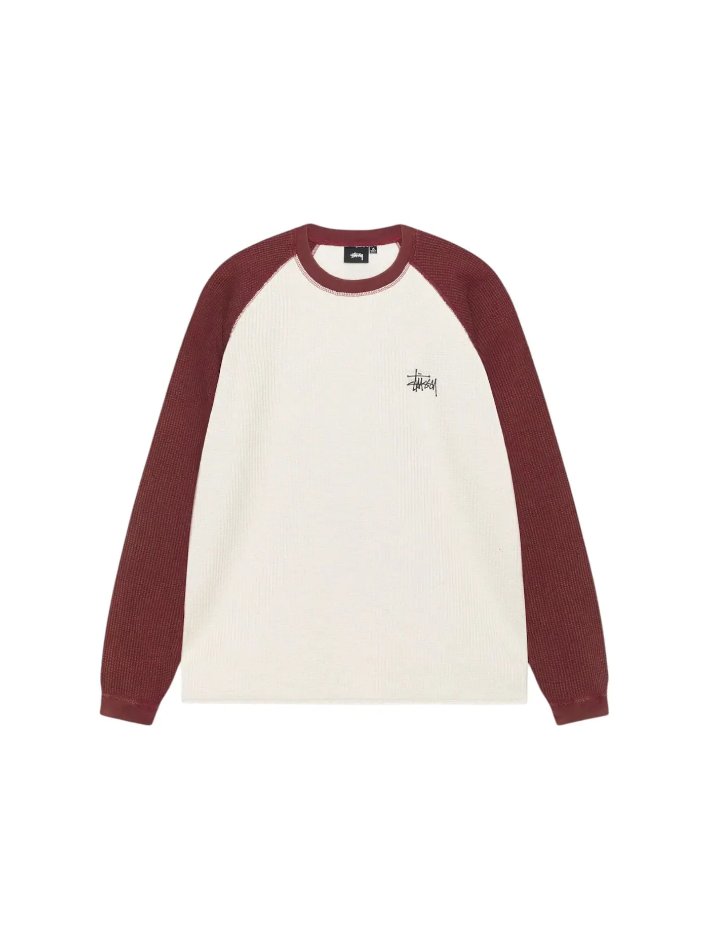 Мужская футболка с длинным рукавом реглан Stussy — изображение 2 из 2, белый