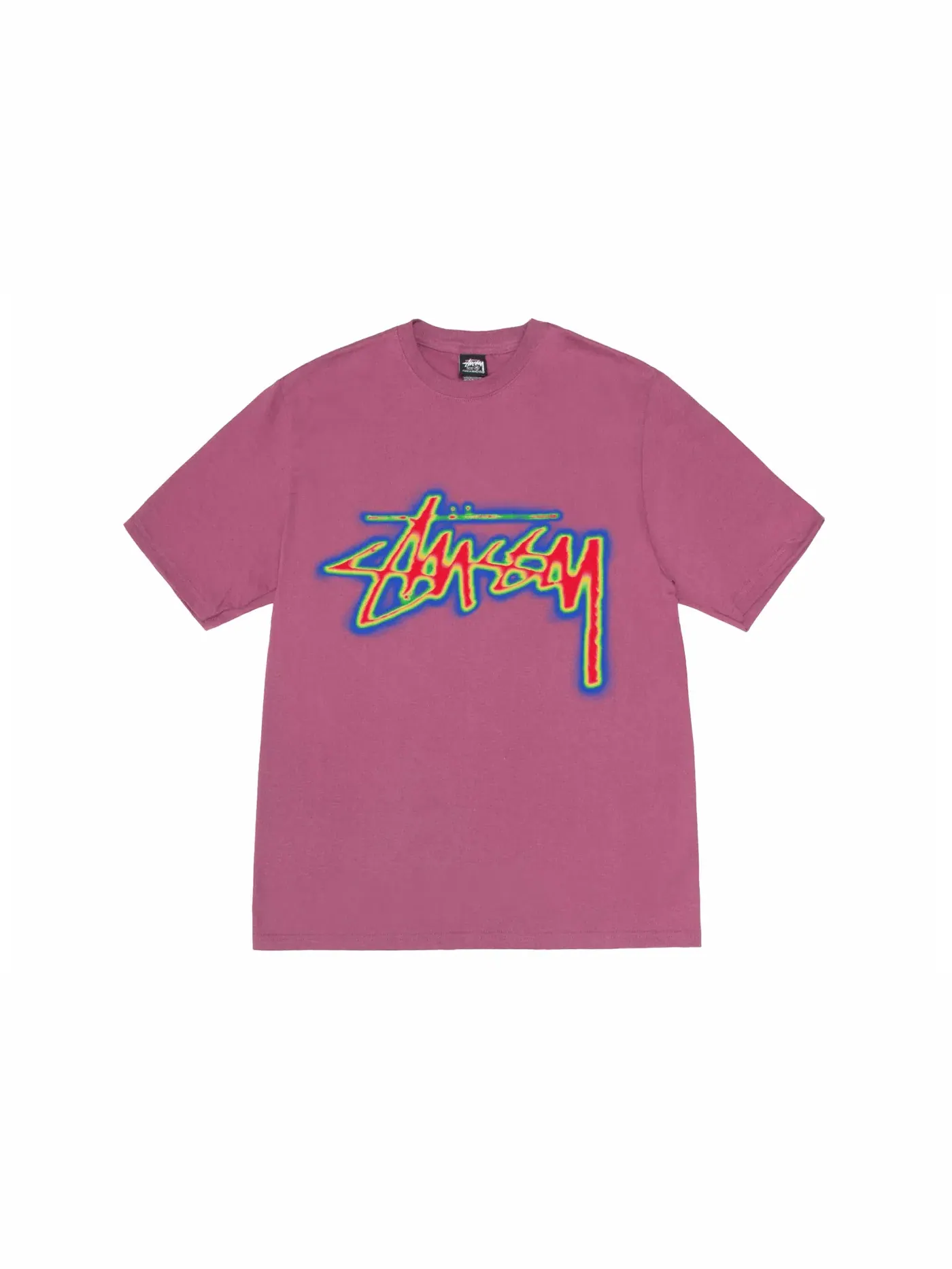 Мужская футболка с длинным рукавом Stussy Tee — изображение 1 из 2, фиолетовый