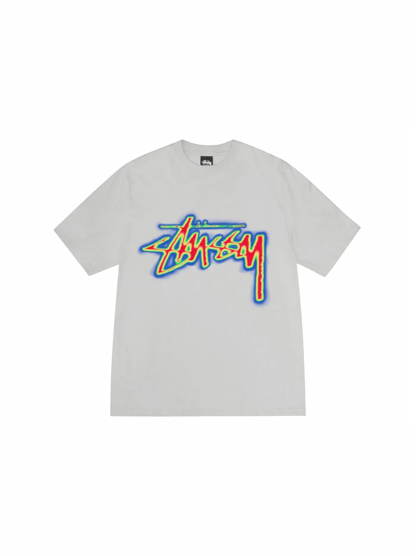 Мужская футболка с начесом Stussy Tee Stussy — изображение 1 из 2, туманный