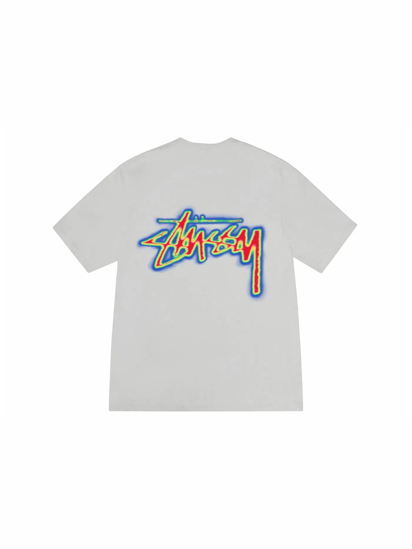 Мужская футболка с начесом Stussy Tee Stussy — изображение 2 из 2, туманный
