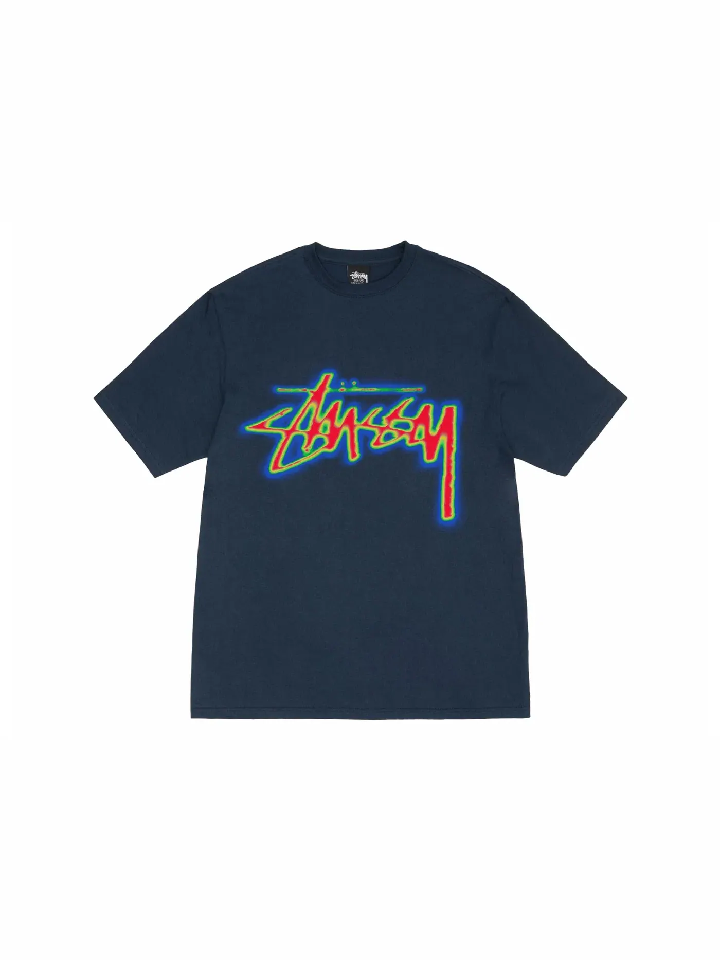 Мужская футболка с длинным рукавом Stussy Tee — изображение 1 из 2, темно-синий