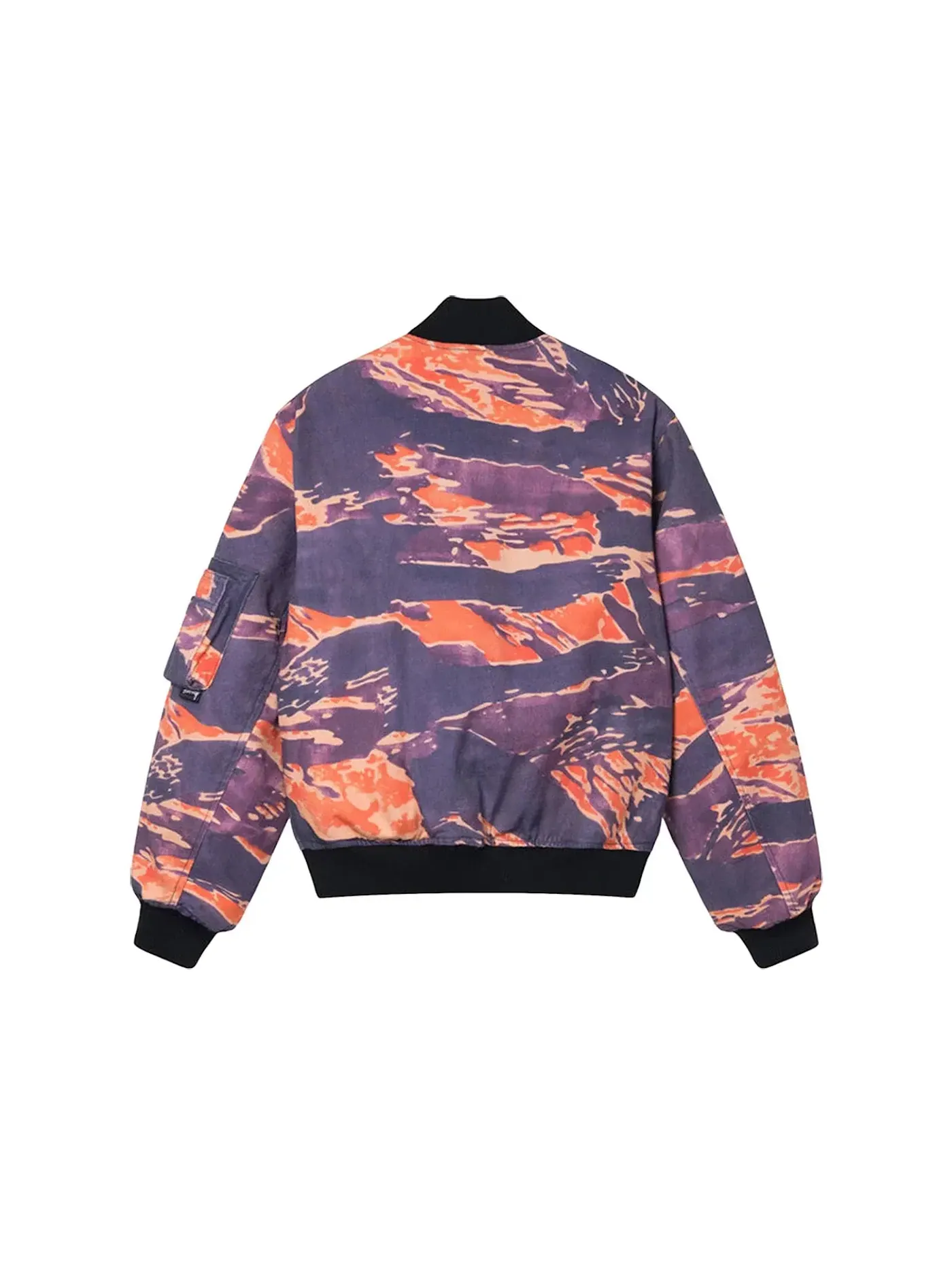 Мужская куртка-бомбер из канваса Tigris Stussy — изображение 2 из 2, фиолетовый