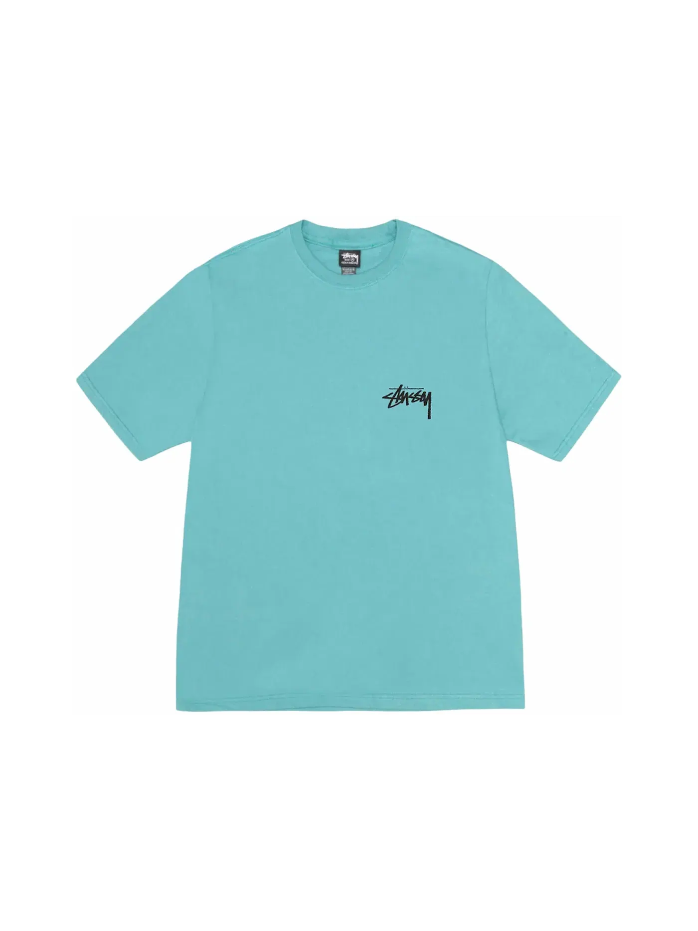 Мужская футболка с принтом Toucan Tee Stussy — изображение 2 из 2, океанский
