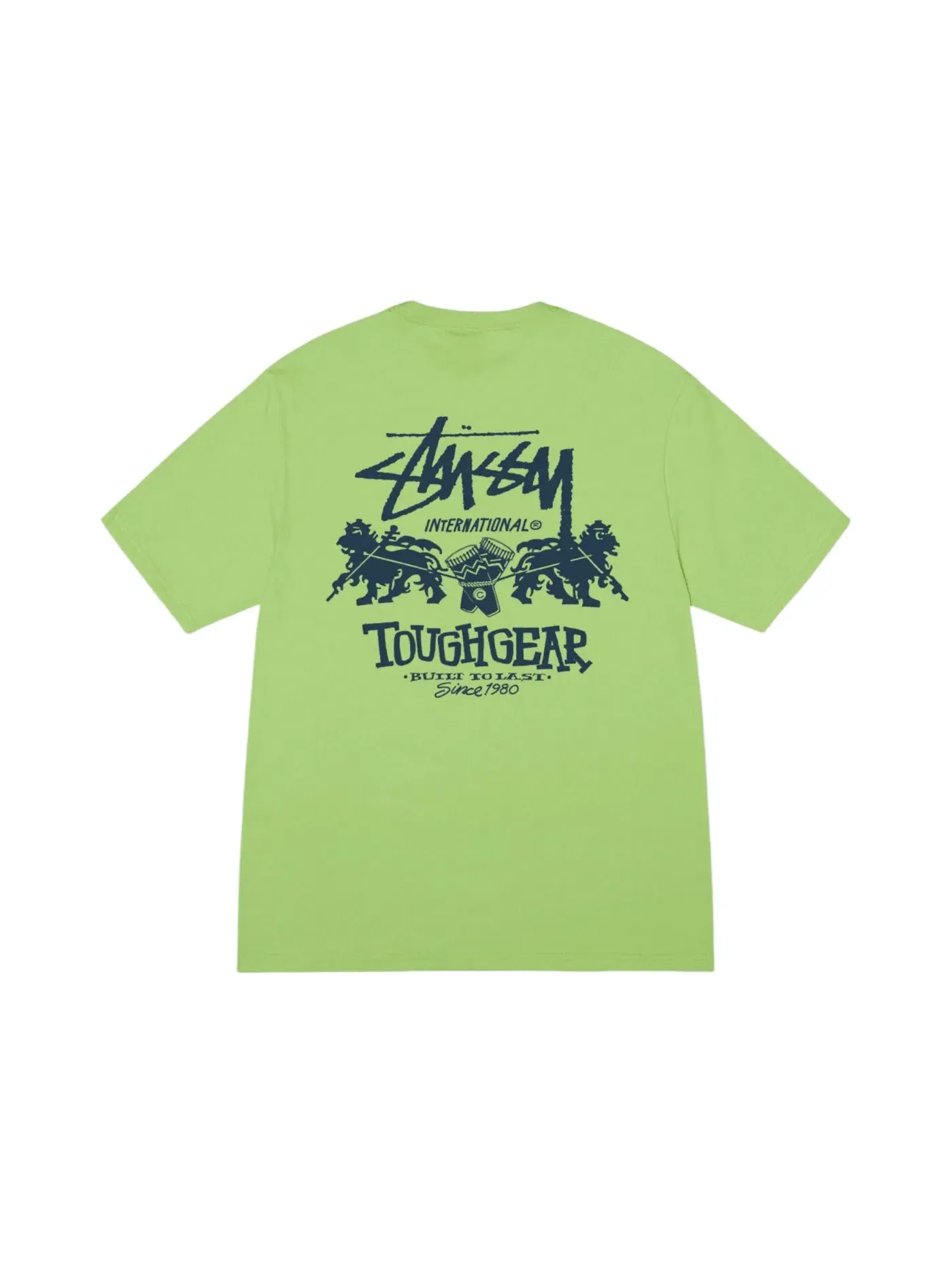 Мужская футболка с принтом Stussy Tee — изображение 1 из 2, чайный