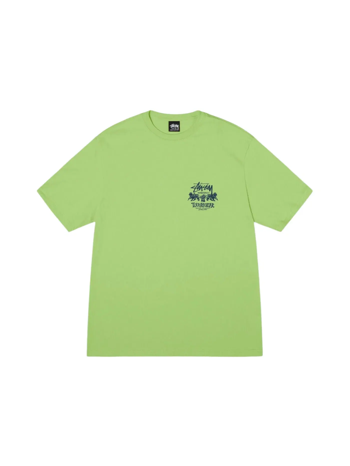 Мужская футболка с принтом Stussy Tee — изображение 2 из 2, чайный