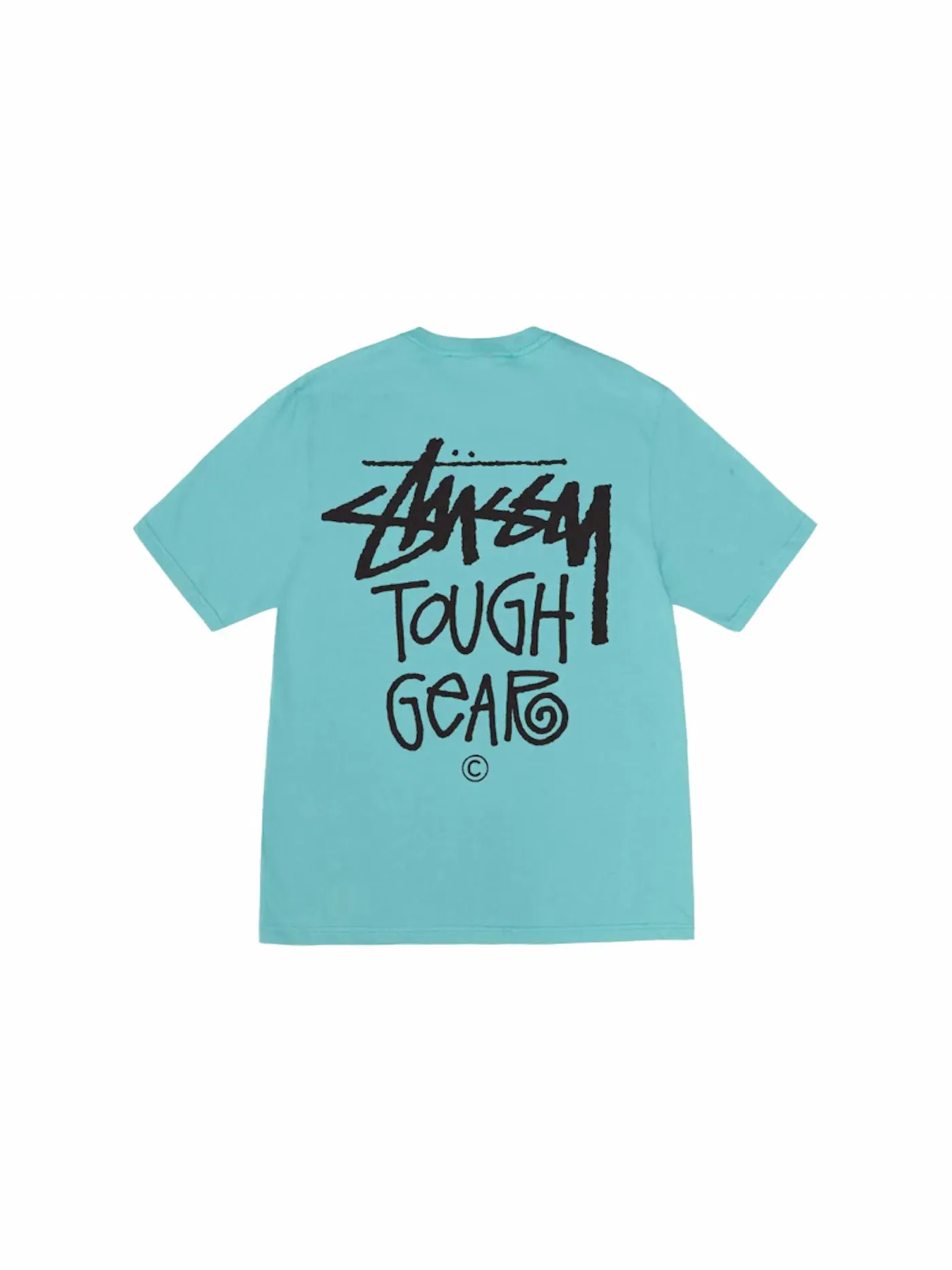 Мужская футболка с принтом Stussy Tee — изображение 1 из 2, океанский