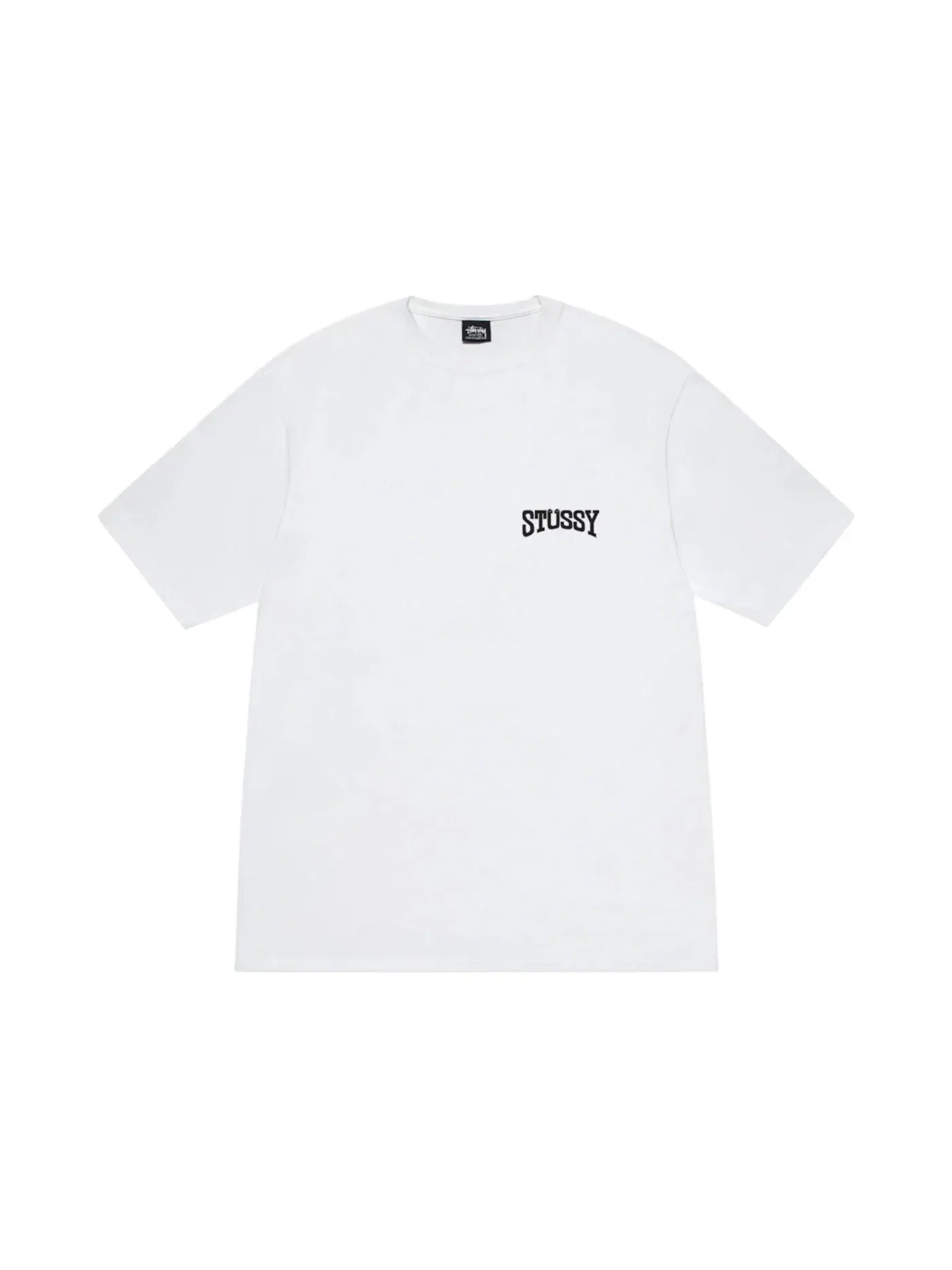 Мужская футболка с принтом Stussy Tee — изображение 2 из 2, белый