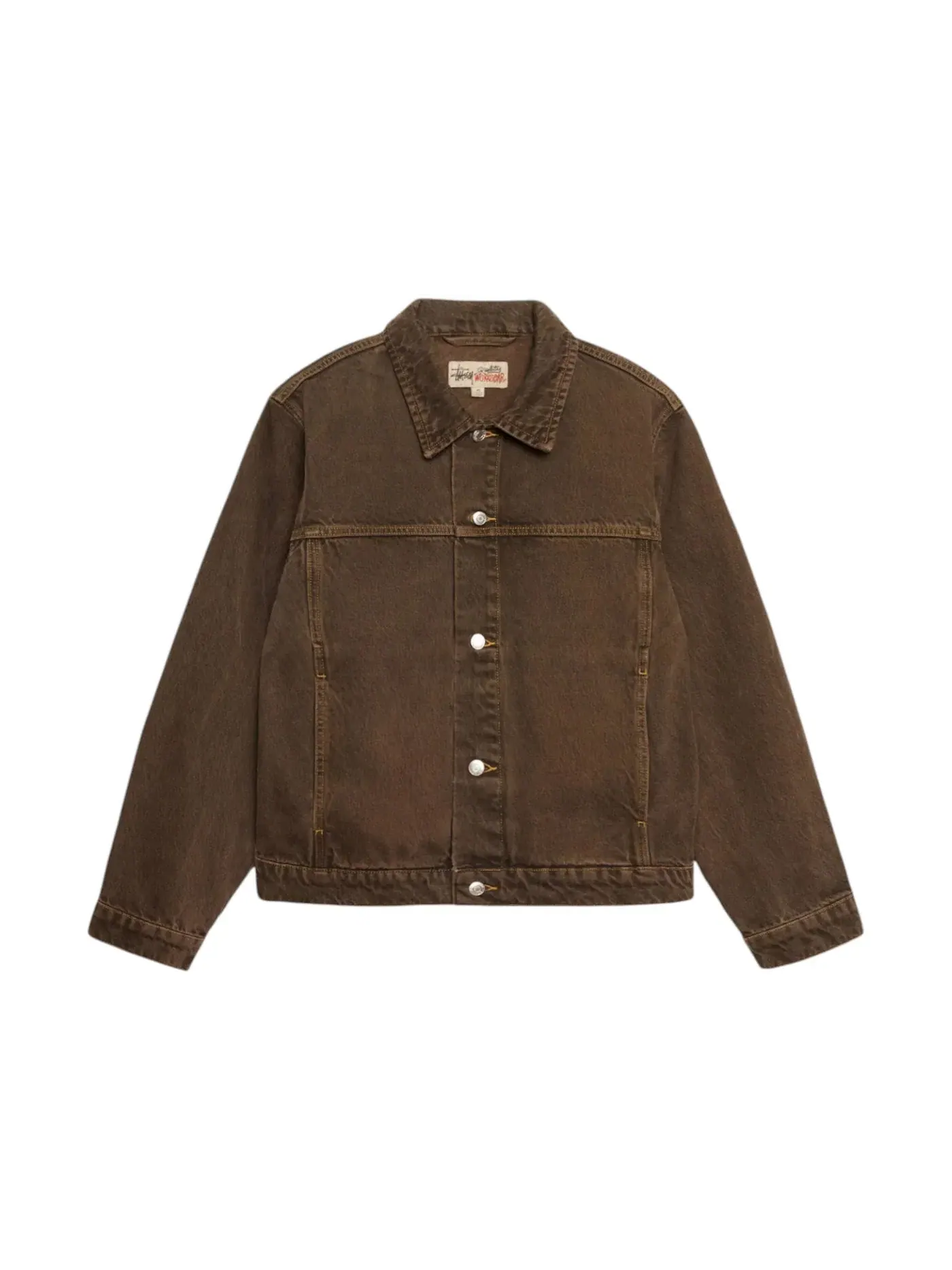 Мужская джинсовая куртка-тракер Stussy Mushroom — изображение 1 из 2