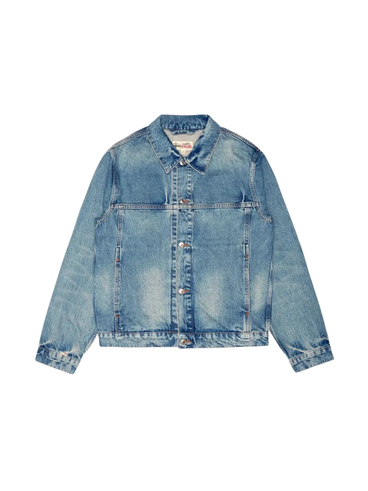Мужская джинсовая куртка-трактор Stussy, Weekend Wash — изображение 1 из 2