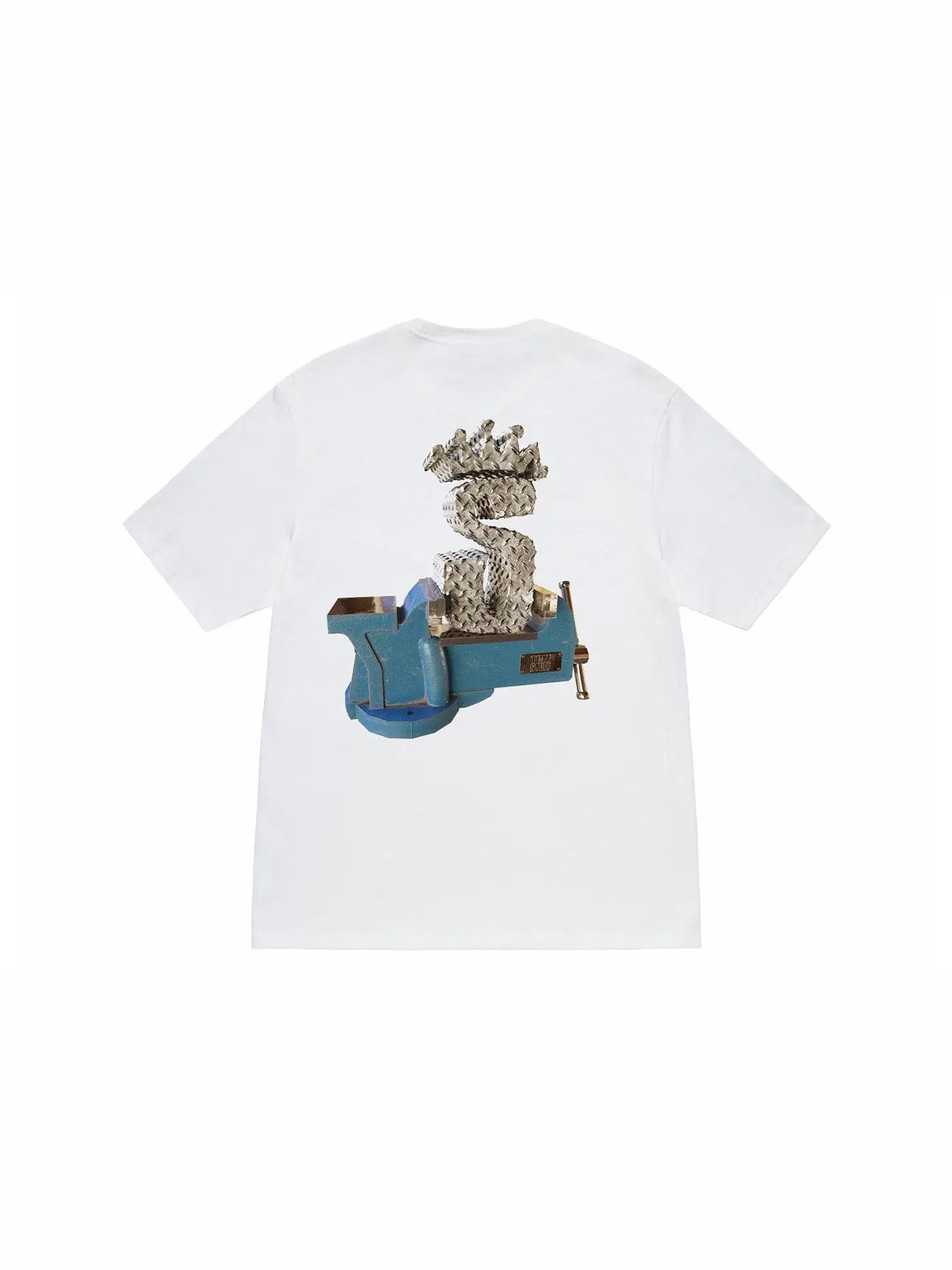 Мужская футболка с принтом Stussy Tee — изображение 1 из 2, белый