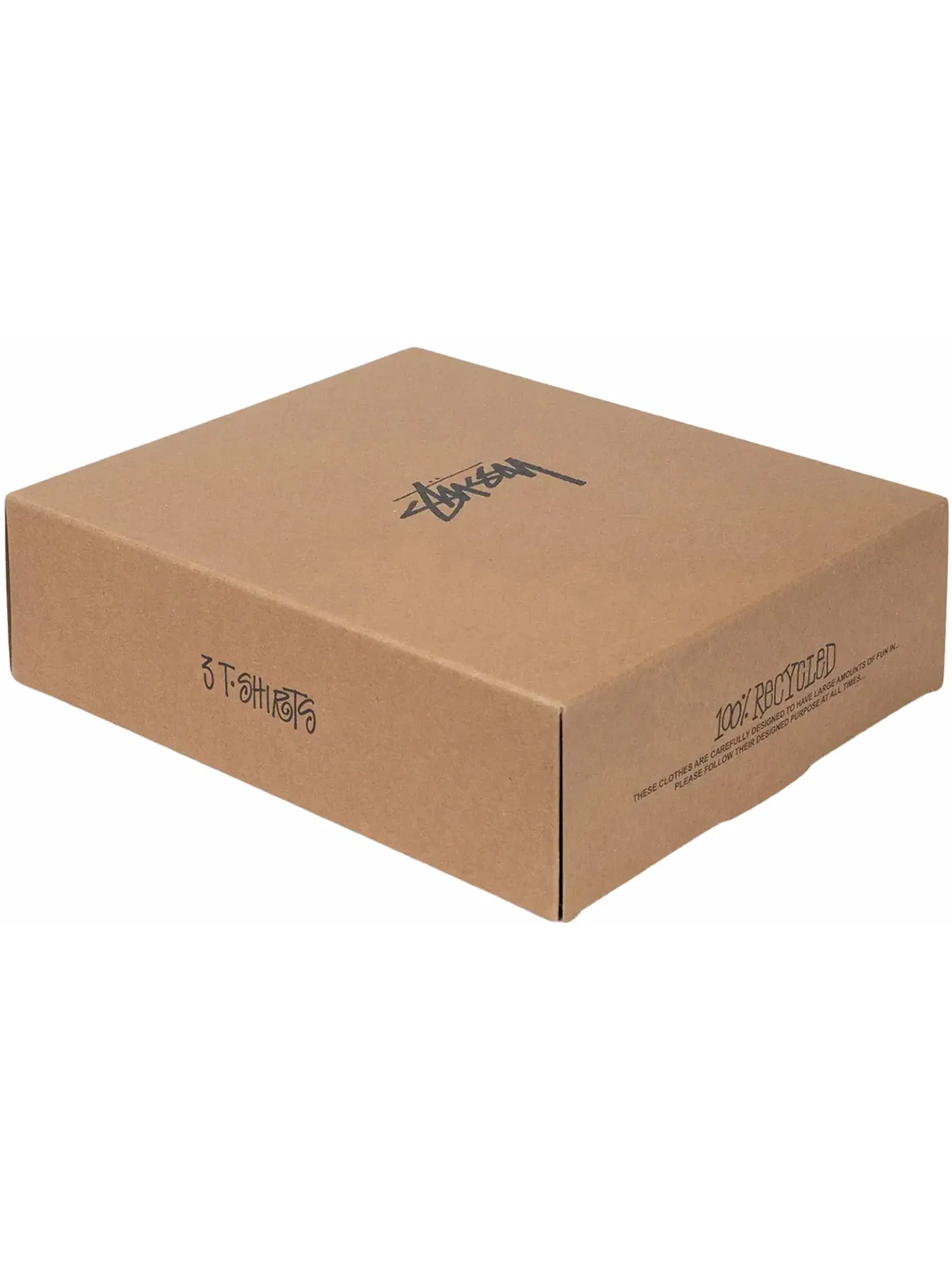Мужской комплект футболок с коротким рукавом Stussy — изображение 2 из 2, черный