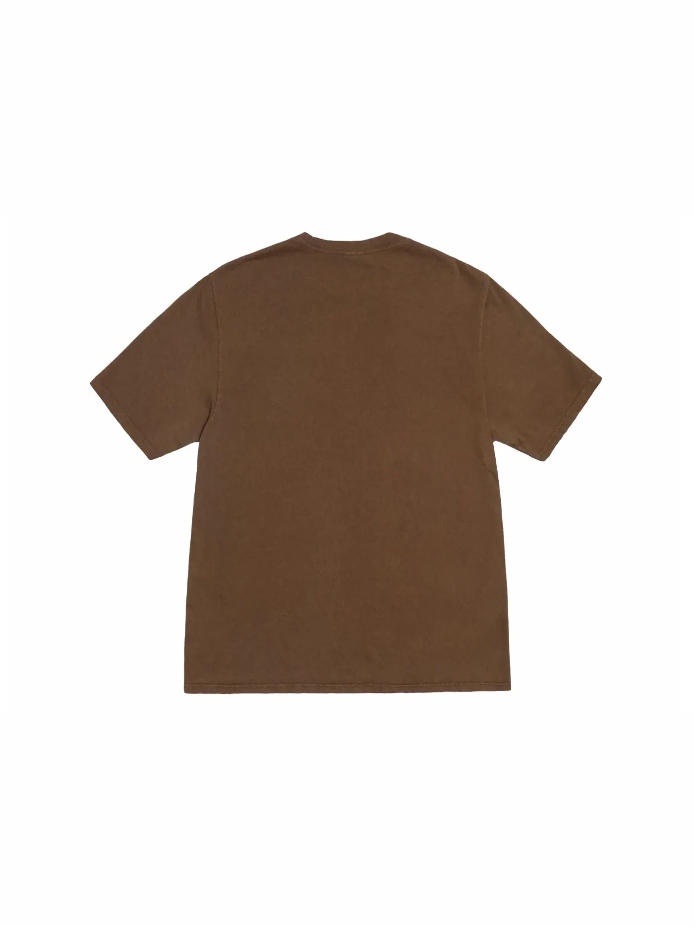 Мужская футболка с пигментным окрашиванием Tee Stussy — изображение 2 из 2, коричневый