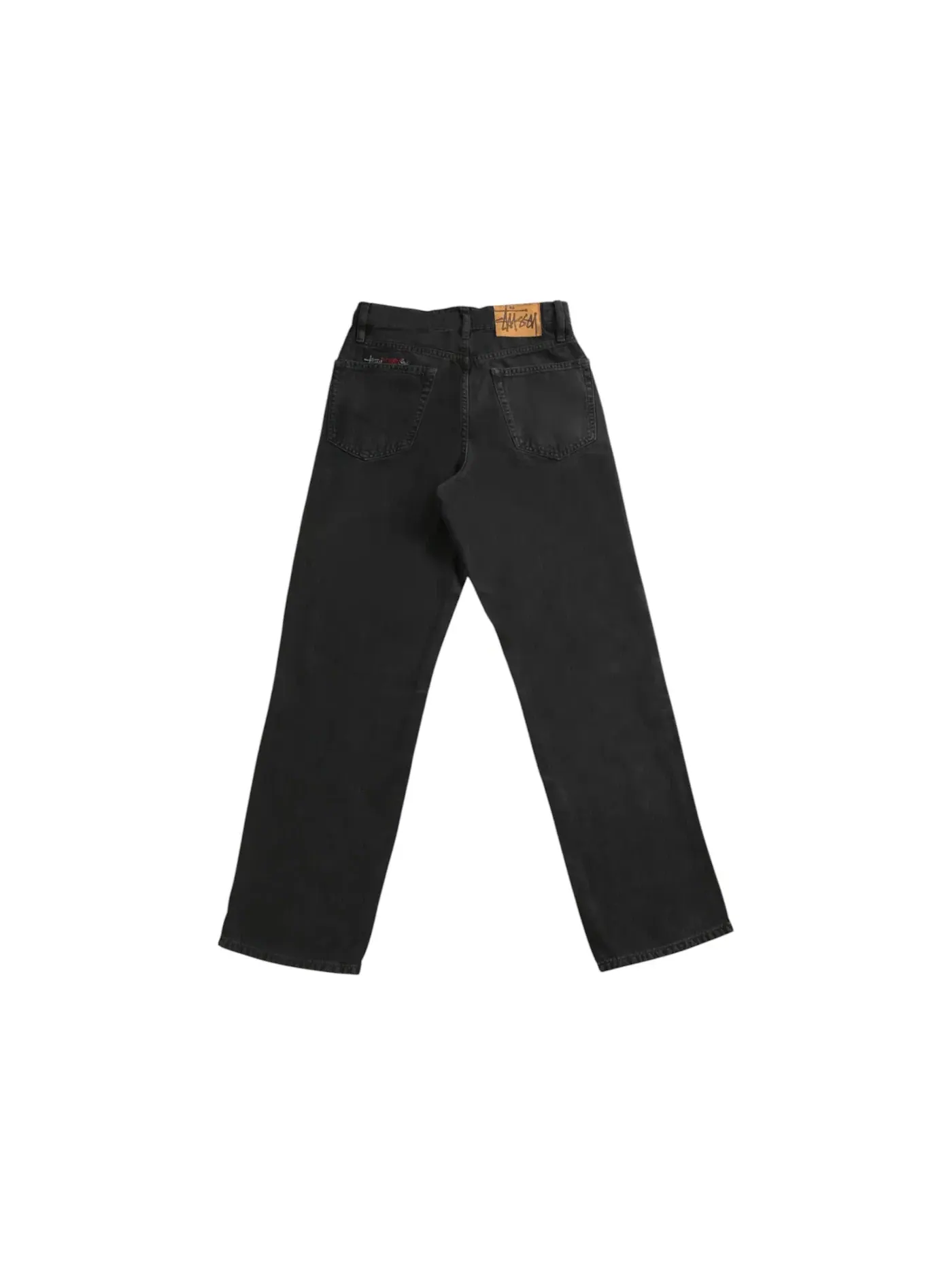 Мужские джинсы из состаренного канваса Stussy Jean — изображение 2 из 2, черный
