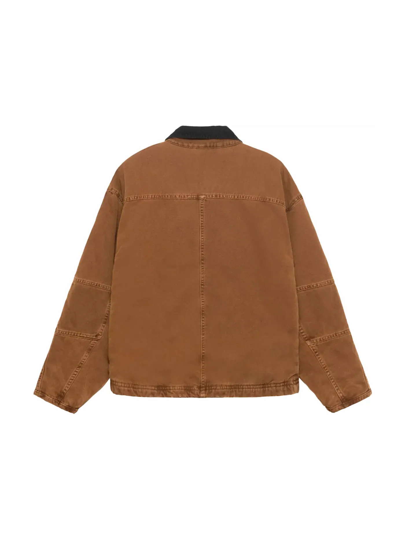 Мужская куртка из канваса Washed Canvas Shop Jacket Stussy — изображение 2 из 2, золотистый