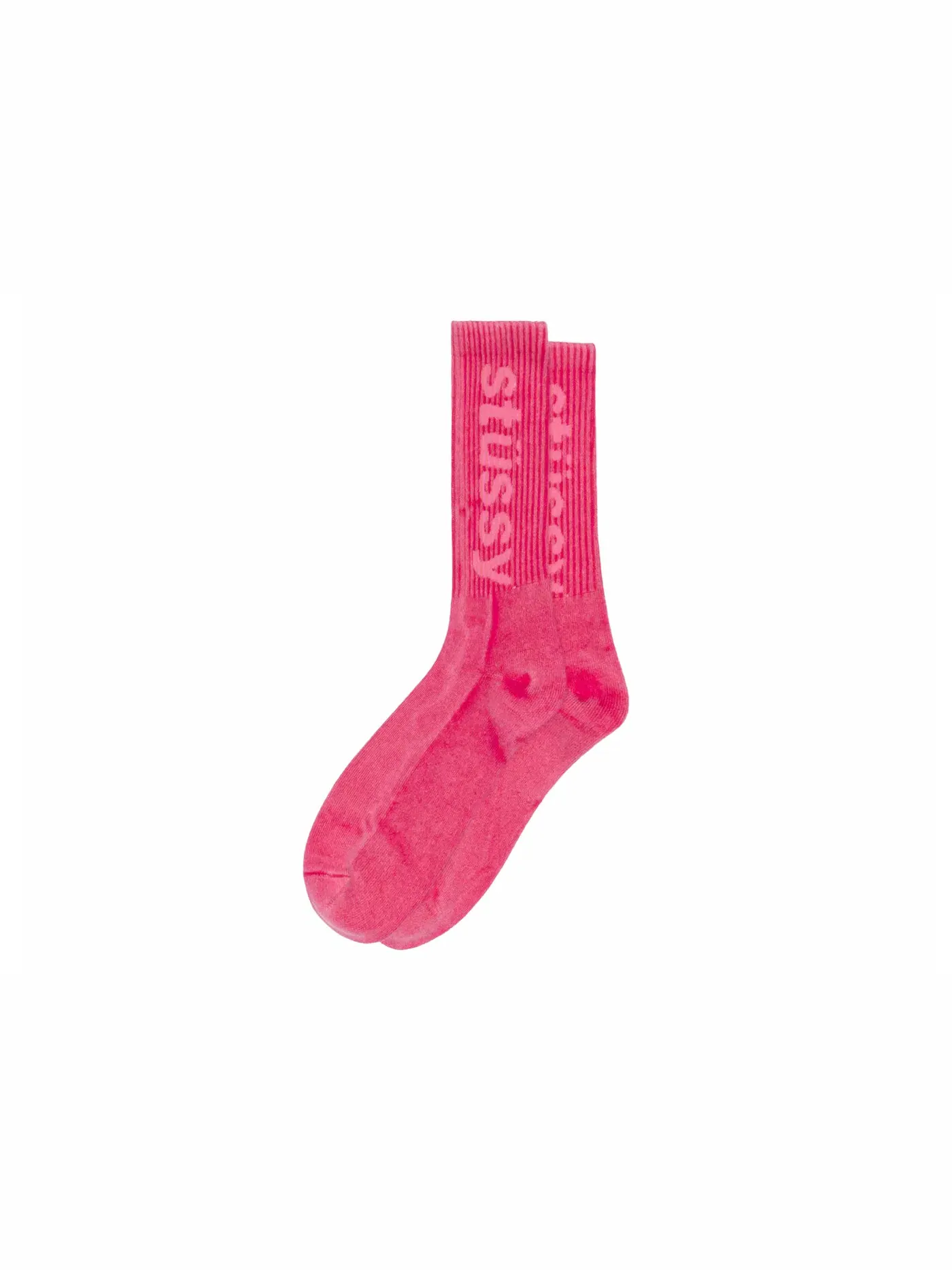 Мужские носки с принтом Stussy — изображение 1 из 1, розовый