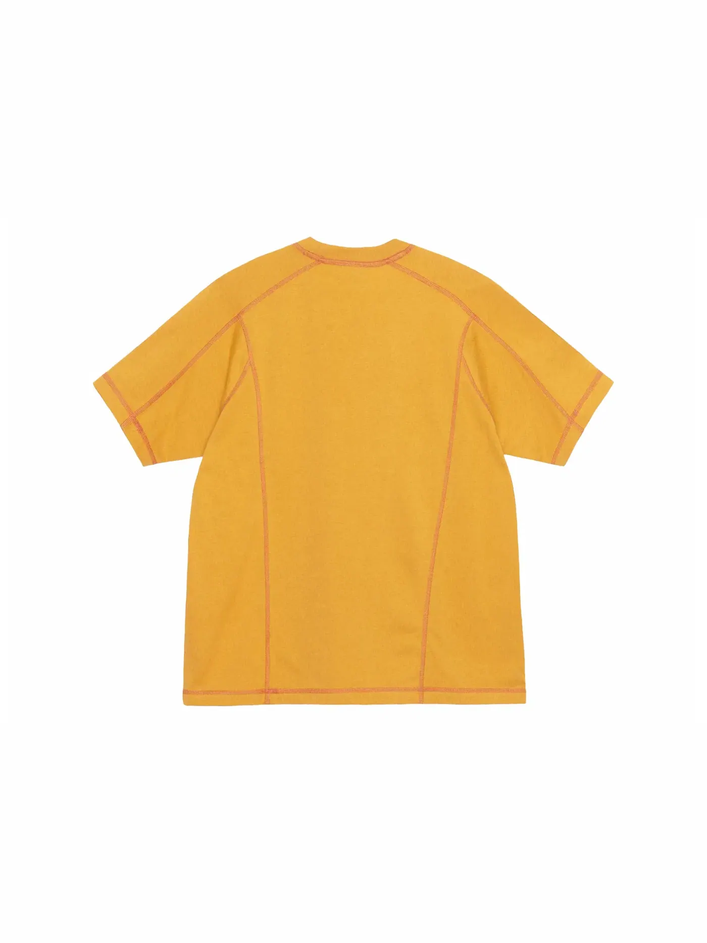 Мужской свитшот хлопковый Crew Stussy — изображение 2 из 2, желтый