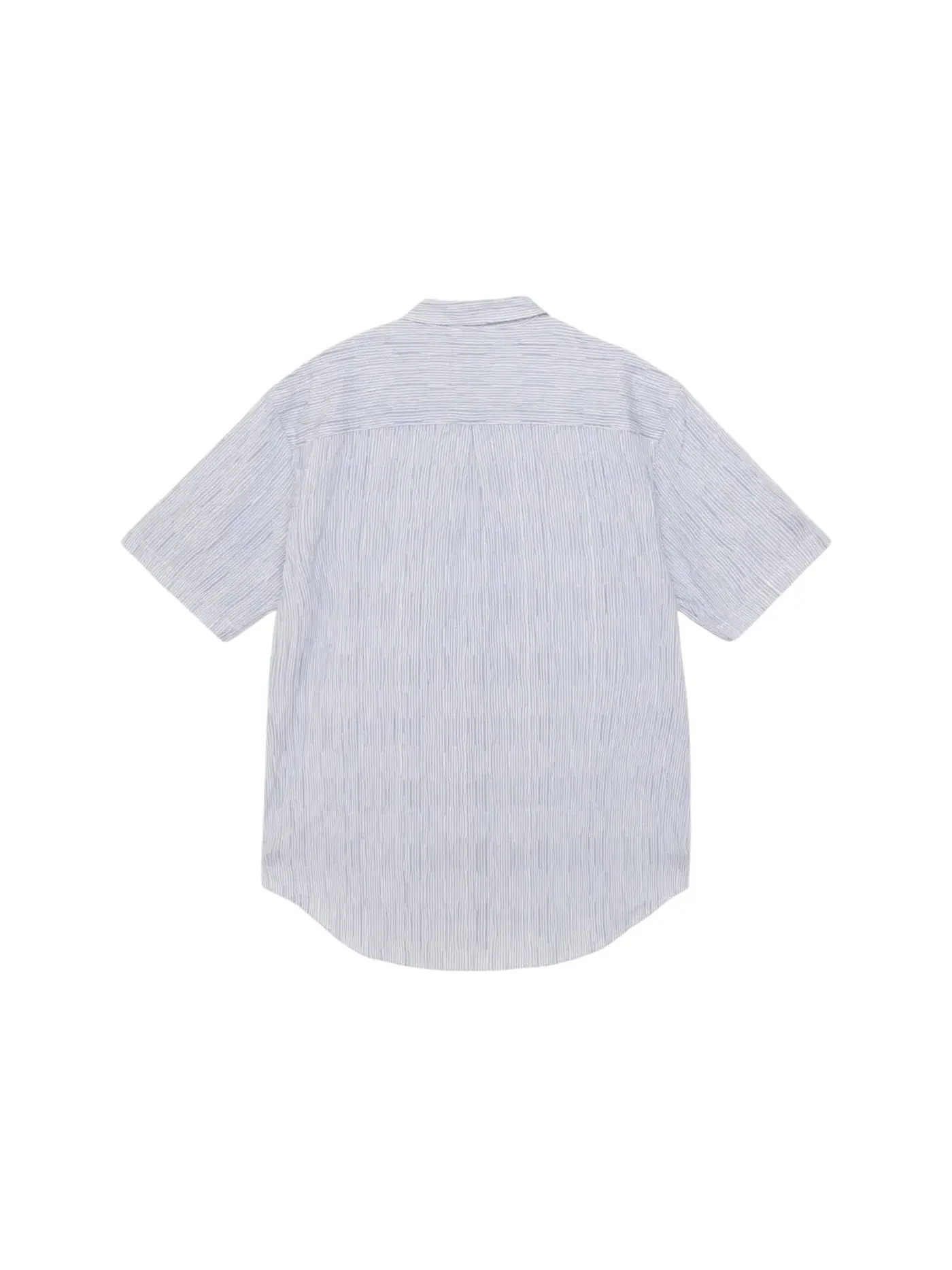 Мужская рубашка с принтом Wavy Striped Stussy — изображение 2 из 2, синий