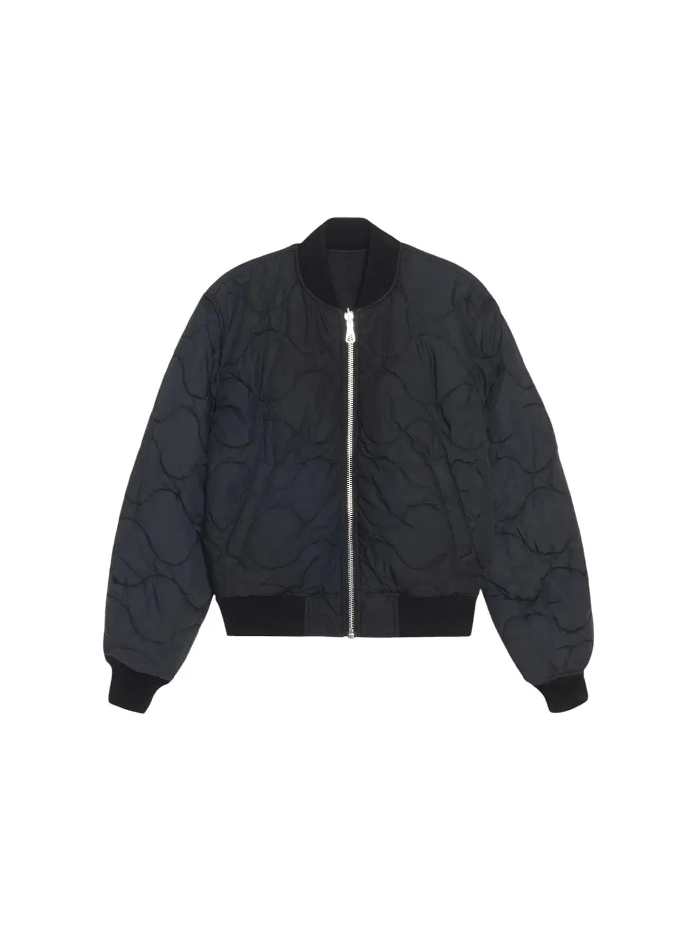 Мужская куртка-бомбер Stussy Waxed Built Bomber Jacket Black — изображение 1 из 2