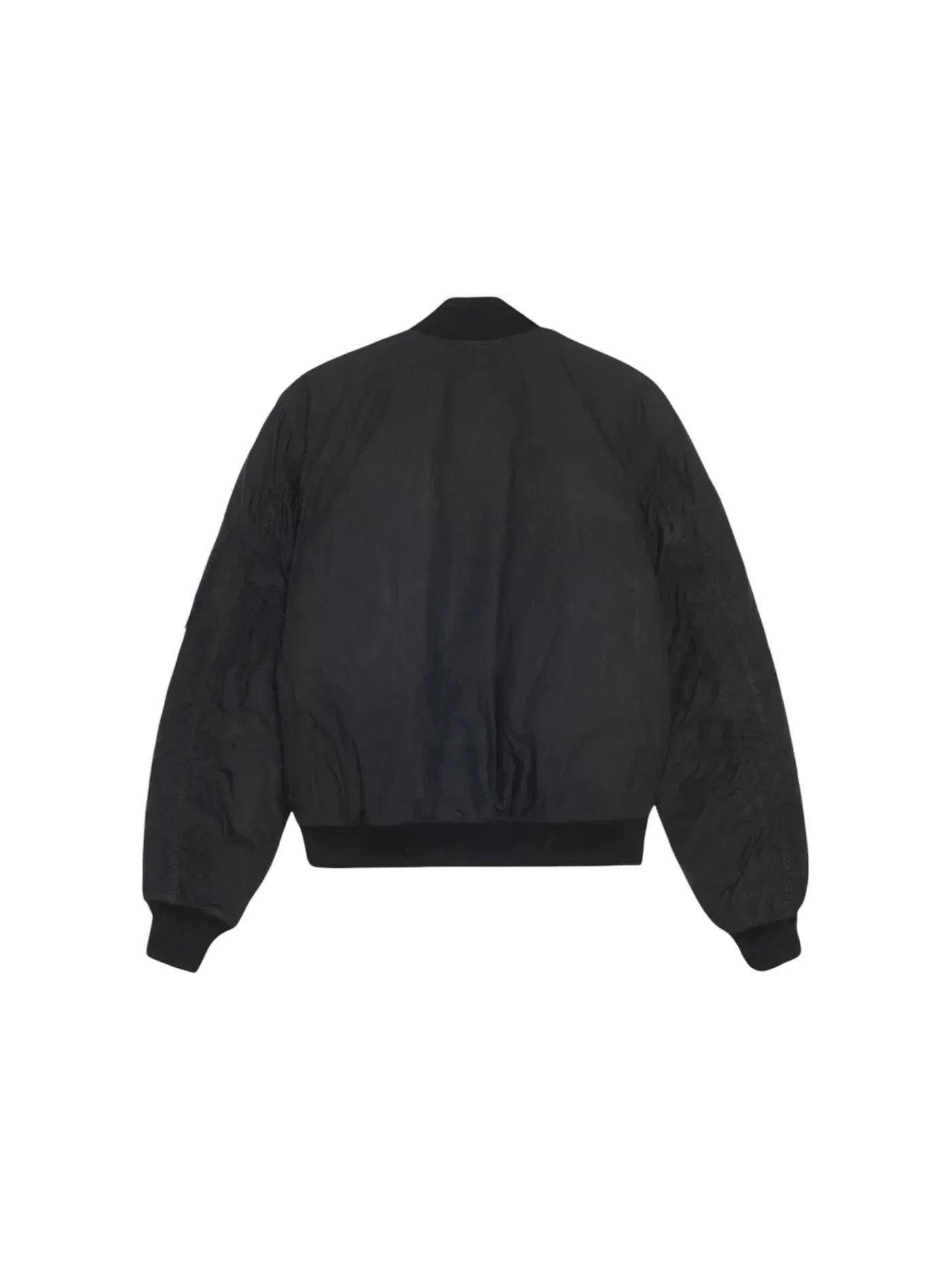 Мужская куртка-бомбер Stussy Waxed Built Bomber Jacket Black — изображение 2 из 2