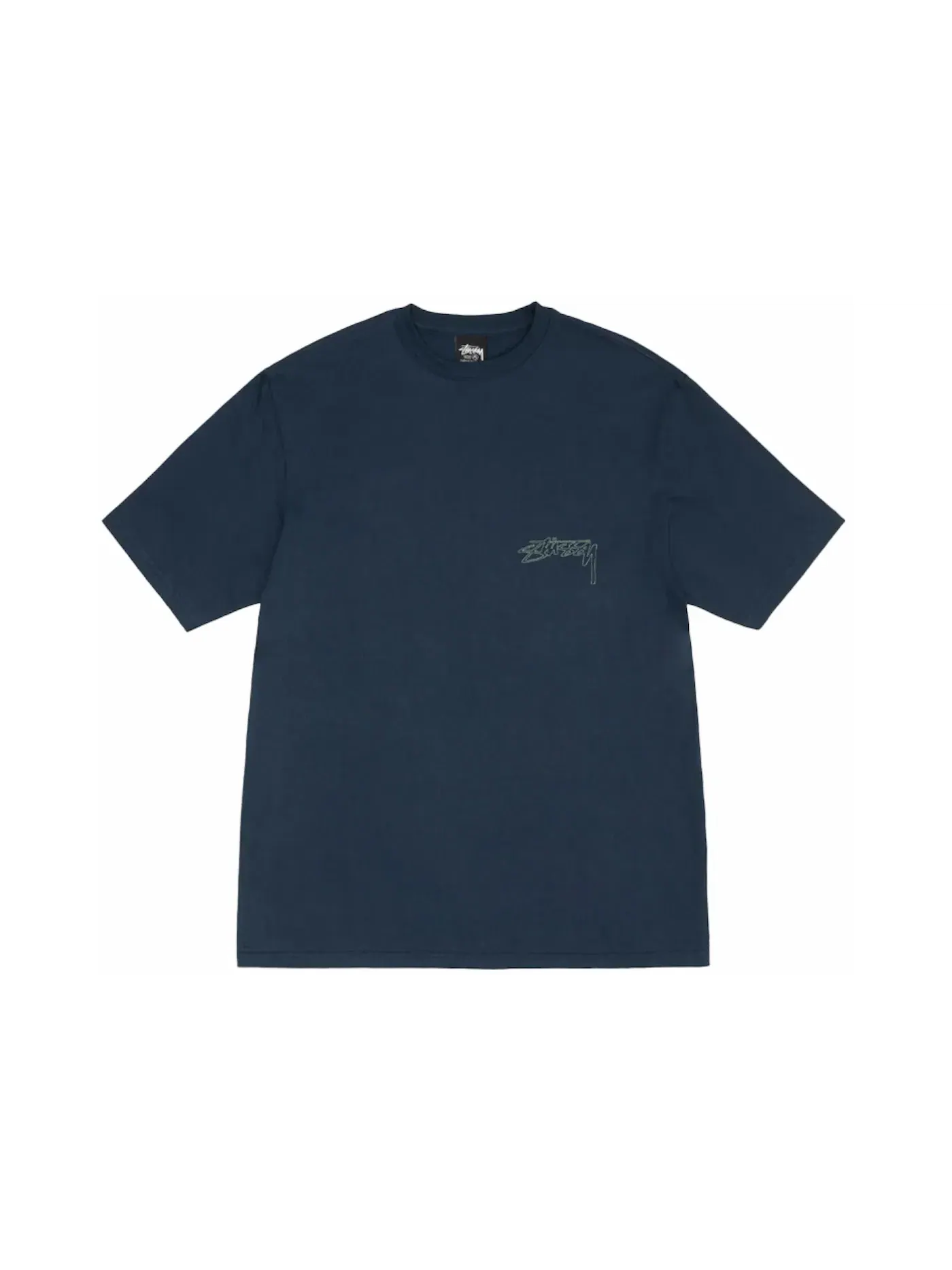 Мужская футболка с принтом Wingspan Tee Stussy — изображение 2 из 2, темно-синий