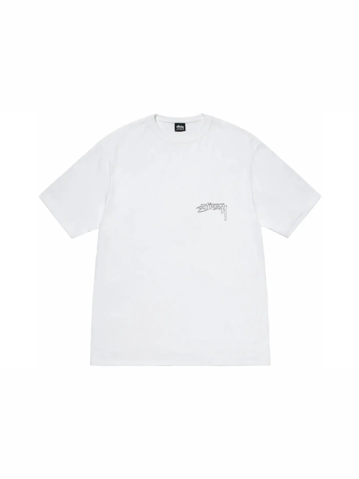Мужская футболка с принтом Wingspan Stussy — изображение 2 из 2, белый