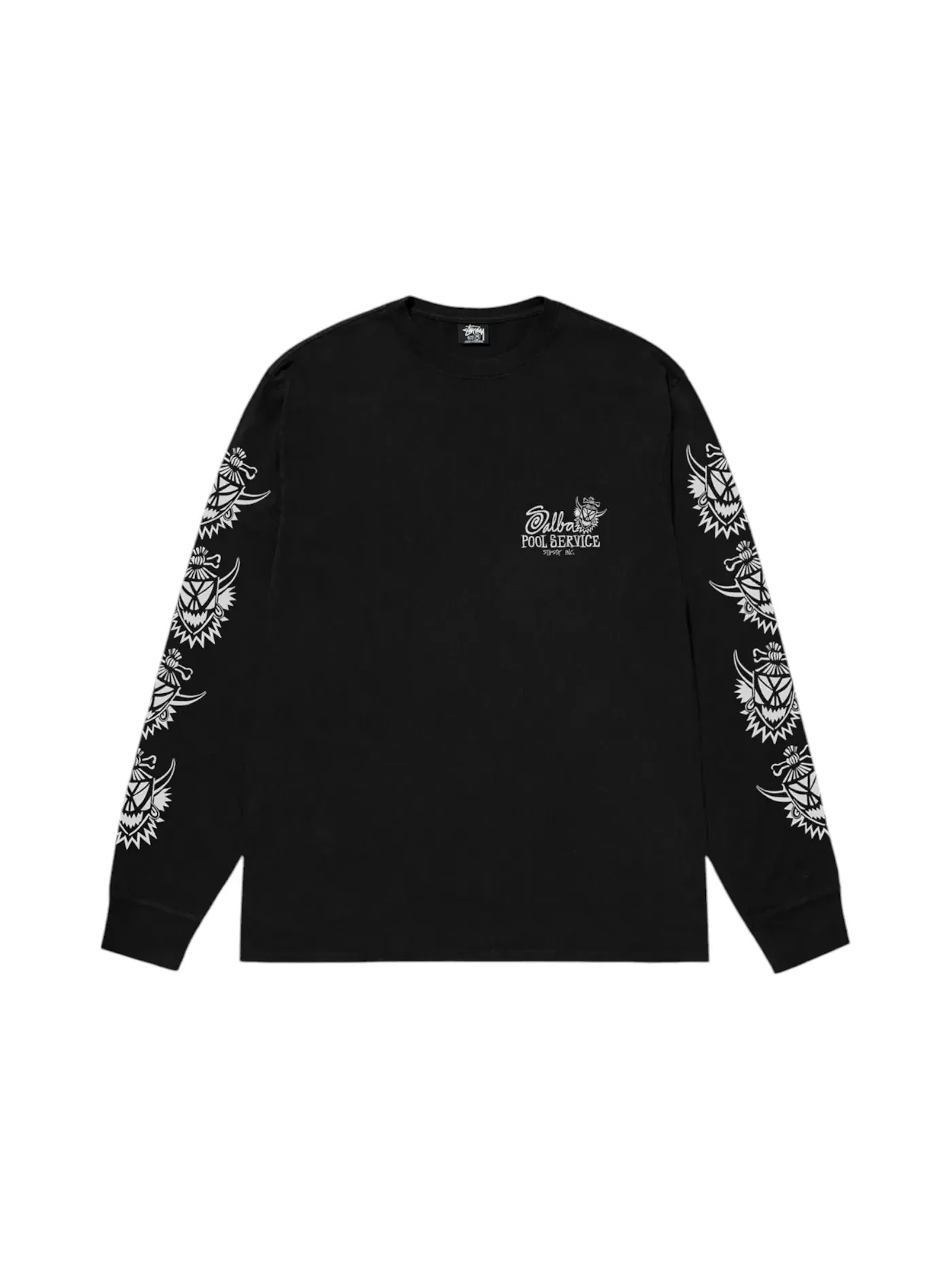 Мужская футболка с длинным рукавом Witch Doctor Stussy — изображение 1 из 2, черный