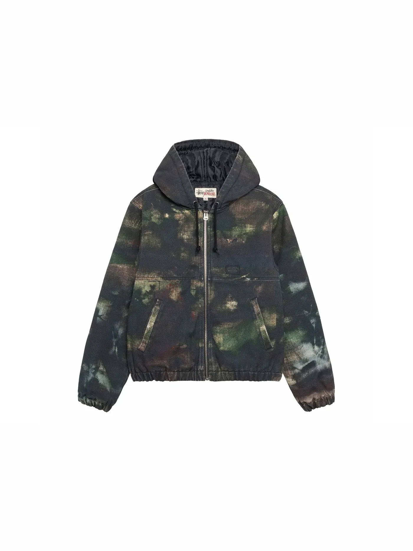Мужская куртка с камуфляжным принтом Stussy Work Stenpat Camo Jacket, Fortine — изображение 1 из 2