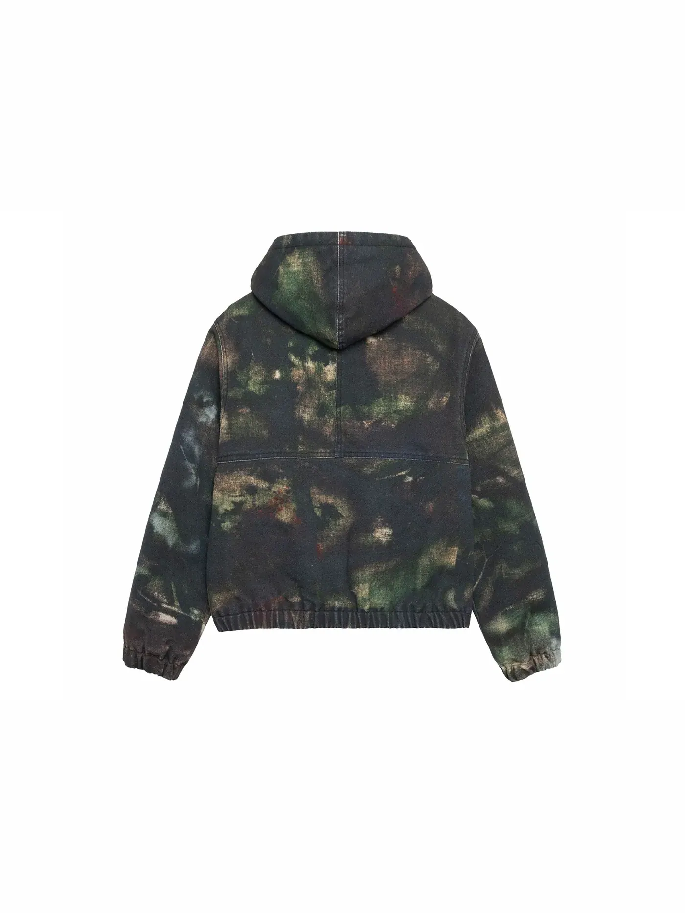 Мужская куртка с камуфляжным принтом Stussy Work Stenpat Camo Jacket, Fortine — изображение 2 из 2