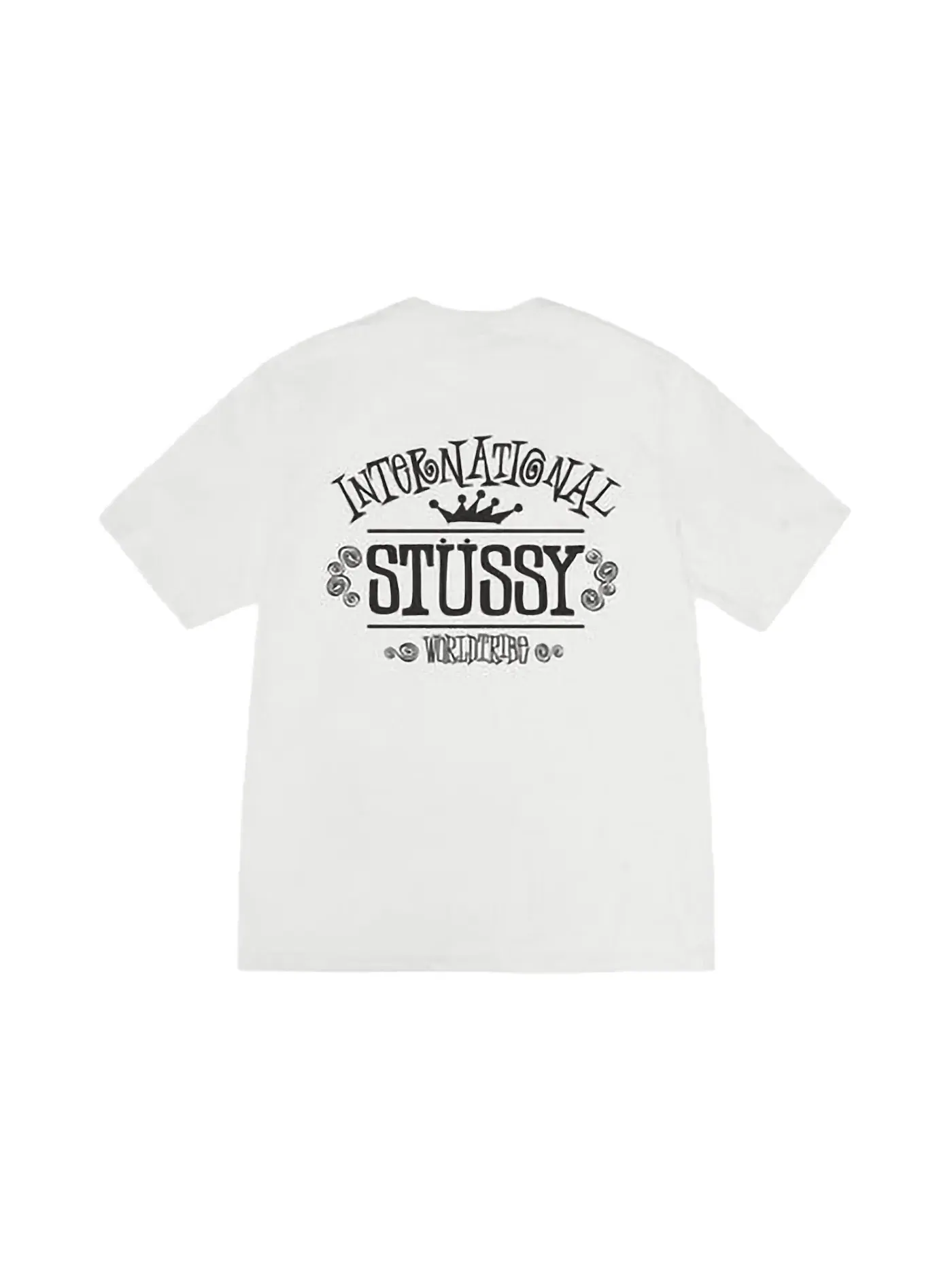 Мужская футболка с пигментным окрашиванием Stussy Tee — изображение 1 из 2, прозрачный