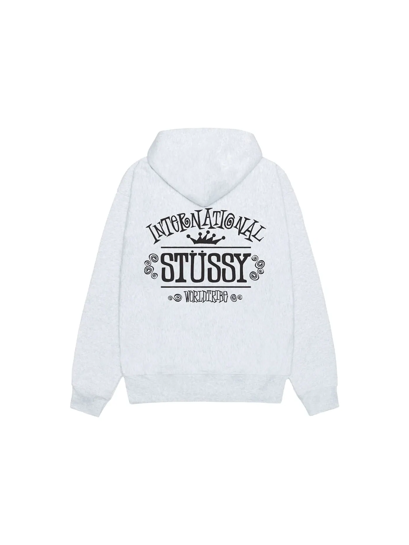Мужская худи с длинным рукавом Worldwide Zip Hoodie Stussy — изображение 2 из 2, пепельный вереск