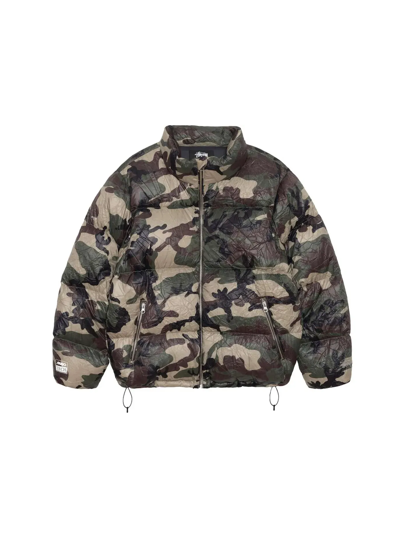 Мужская куртка-пуховик с принтом Stussy Jacket, Woodland Camo — изображение 1 из 2
