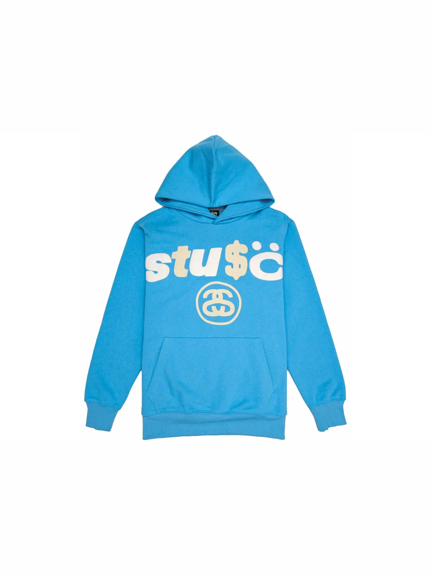 Мужской худи с принтом Stussy Hoodie Stussy — изображение 1 из 2, синий