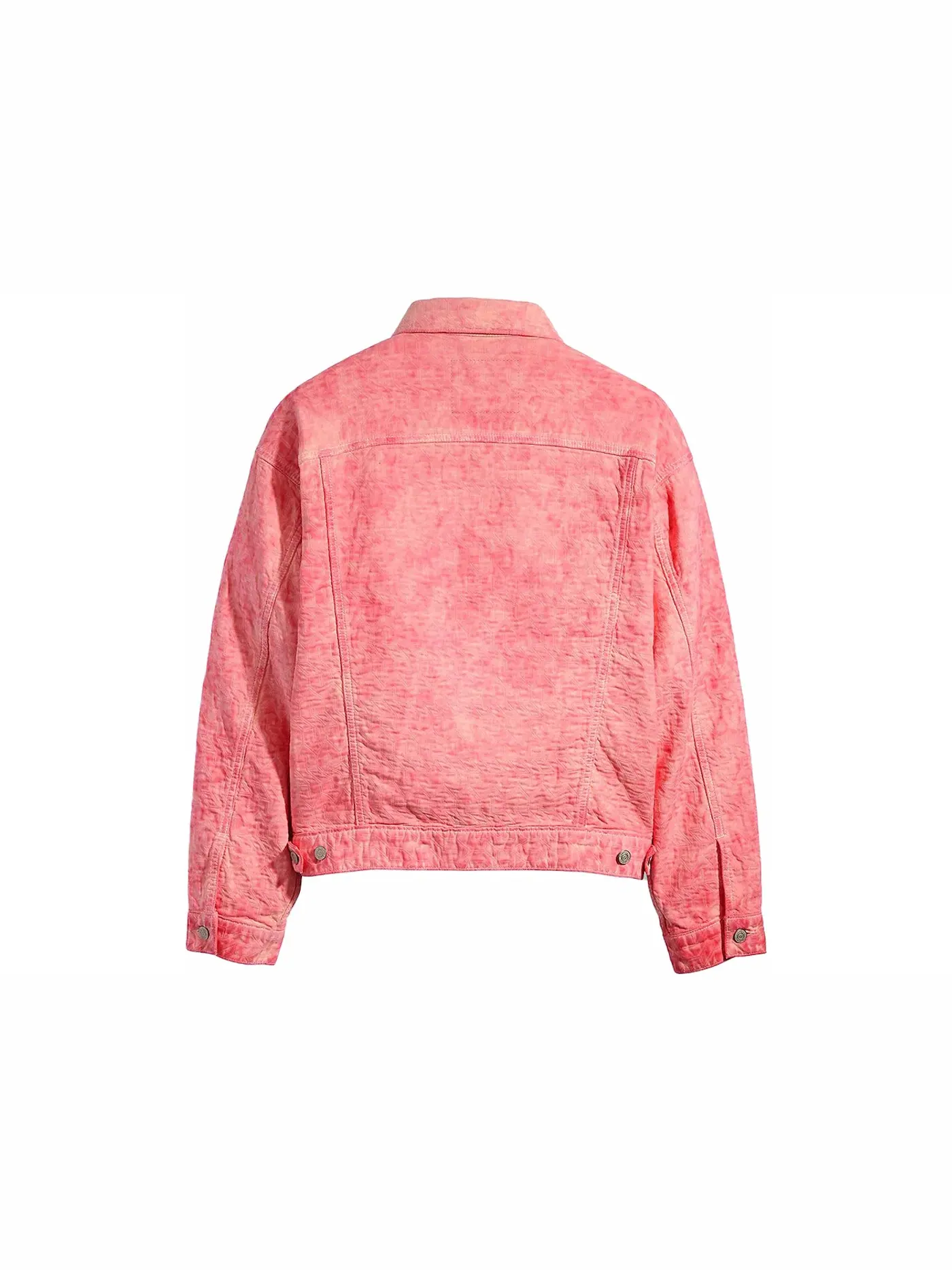 Мужская куртка с жаккардовым узором Stussy x Levis — изображение 2 из 2, розовый