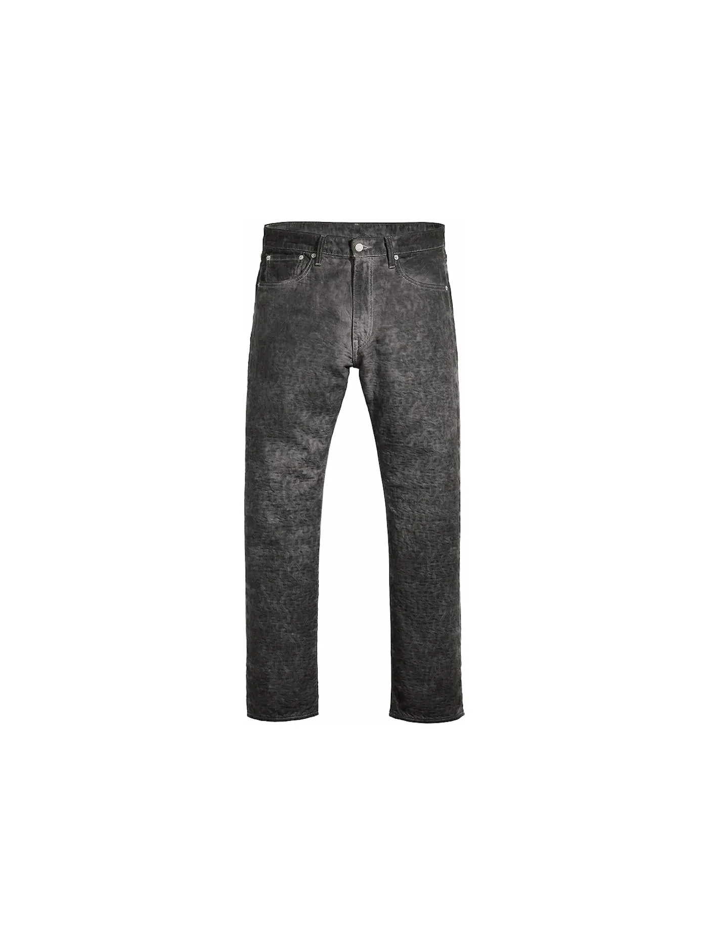 Мужские джинсы с жаккардовым принтом Stussy x Levis Jean — изображение 1 из 2, черный