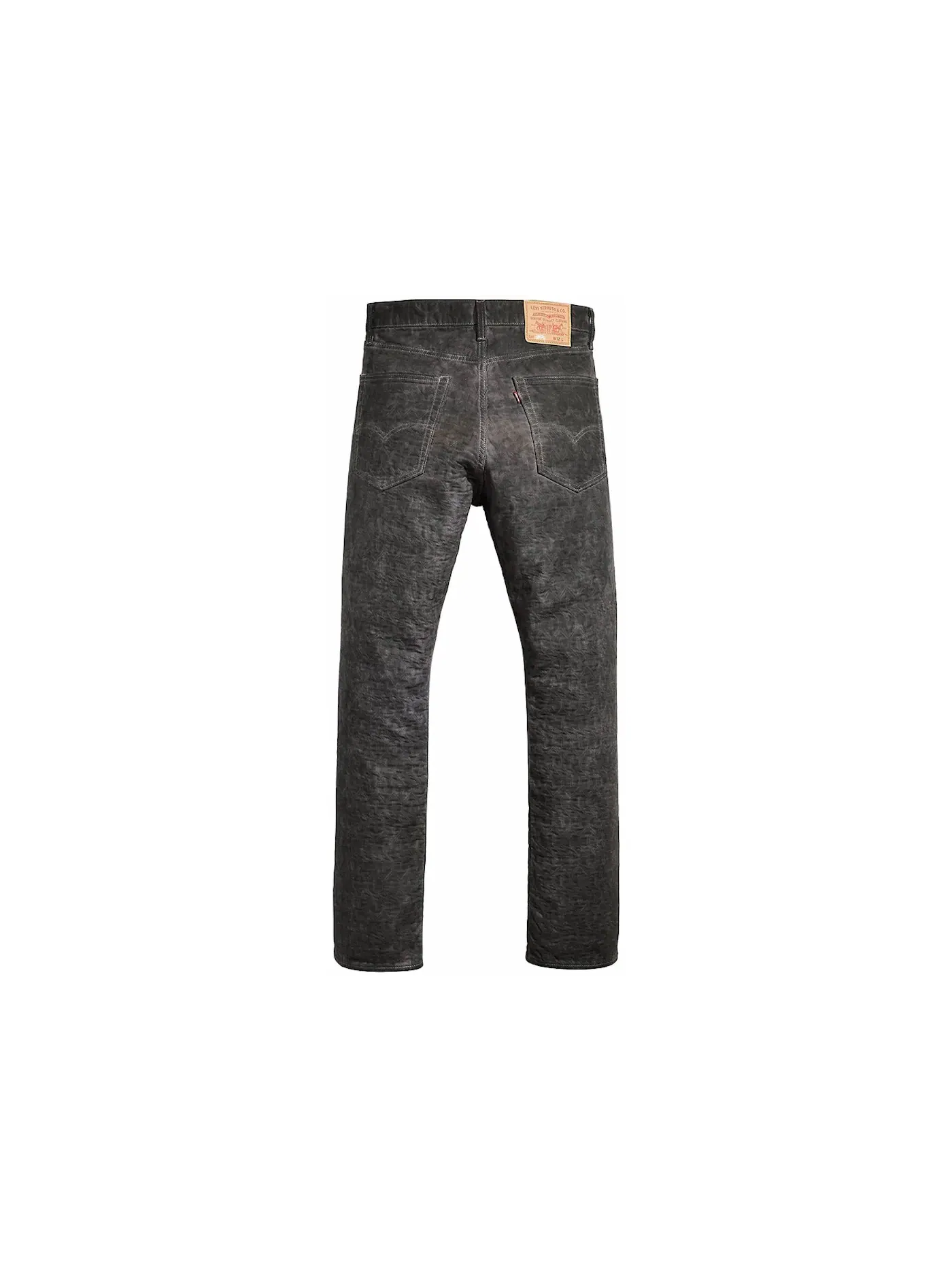 Мужские джинсы с жаккардовым принтом Stussy x Levis Jean — изображение 2 из 2, черный