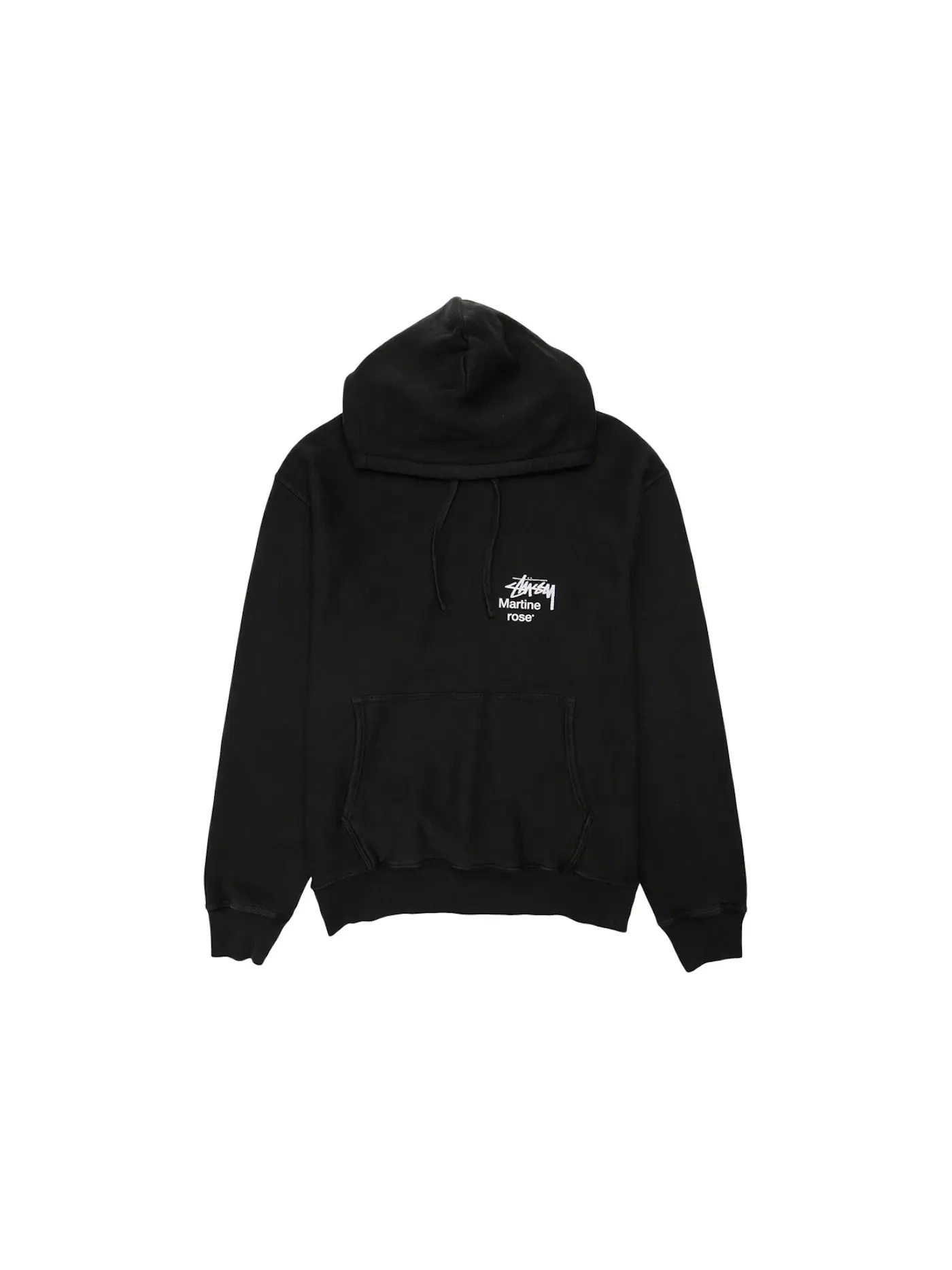 Мужская худи коллаборационная Pigment Dyed Hoodie Stussy — изображение 1 из 2, черный