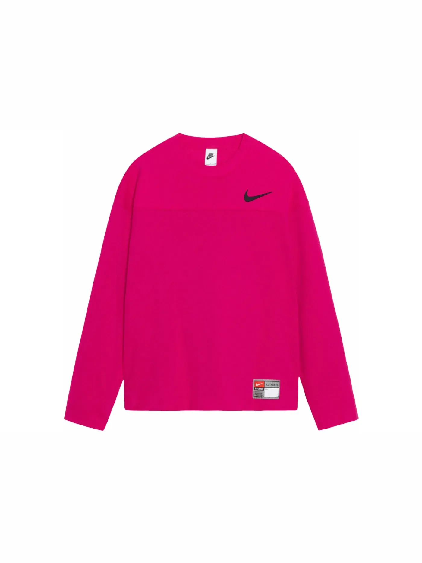 Мужская футбольная футболка с принтом Stussy x Nike Dri-FIT Mesh Jersey (Asia Sizing), Fireberry — изображение 1 из 2