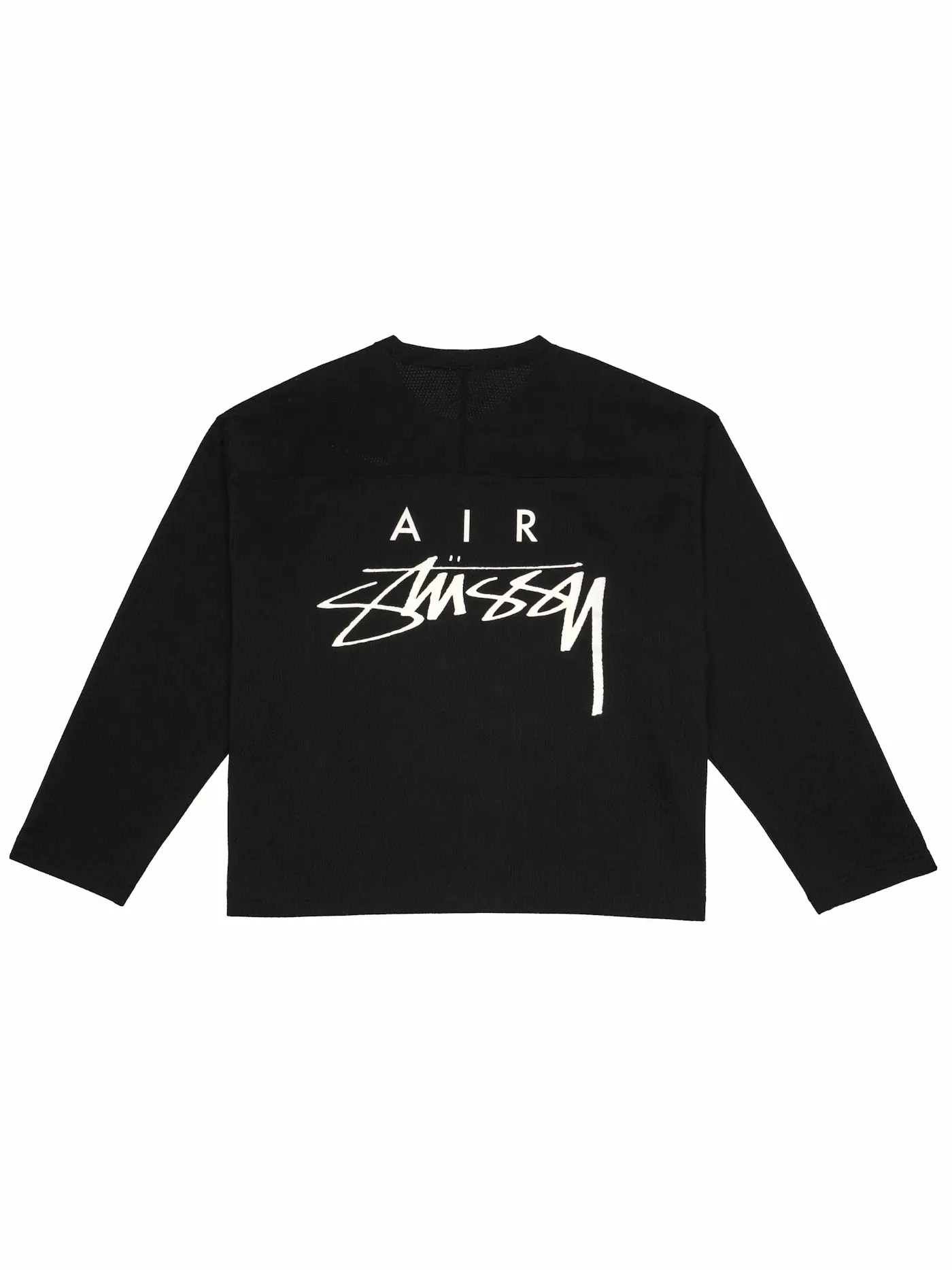 Мужская футбольная джерси с длинным рукавом Dri-FIT Mesh Jersey (Asia Sizing) Stussy — изображение 2 из 2, черный