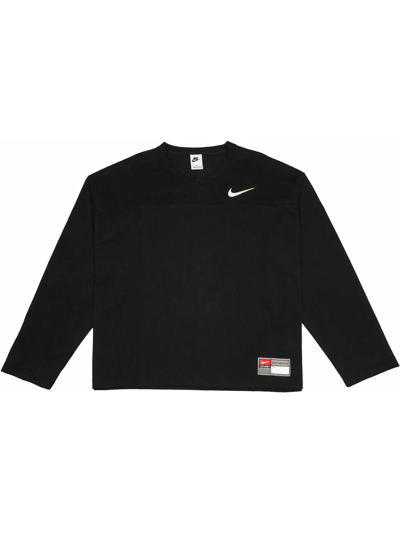 Мужская джерси с принтом Jersey Stussy — изображение 1 из 2, черный