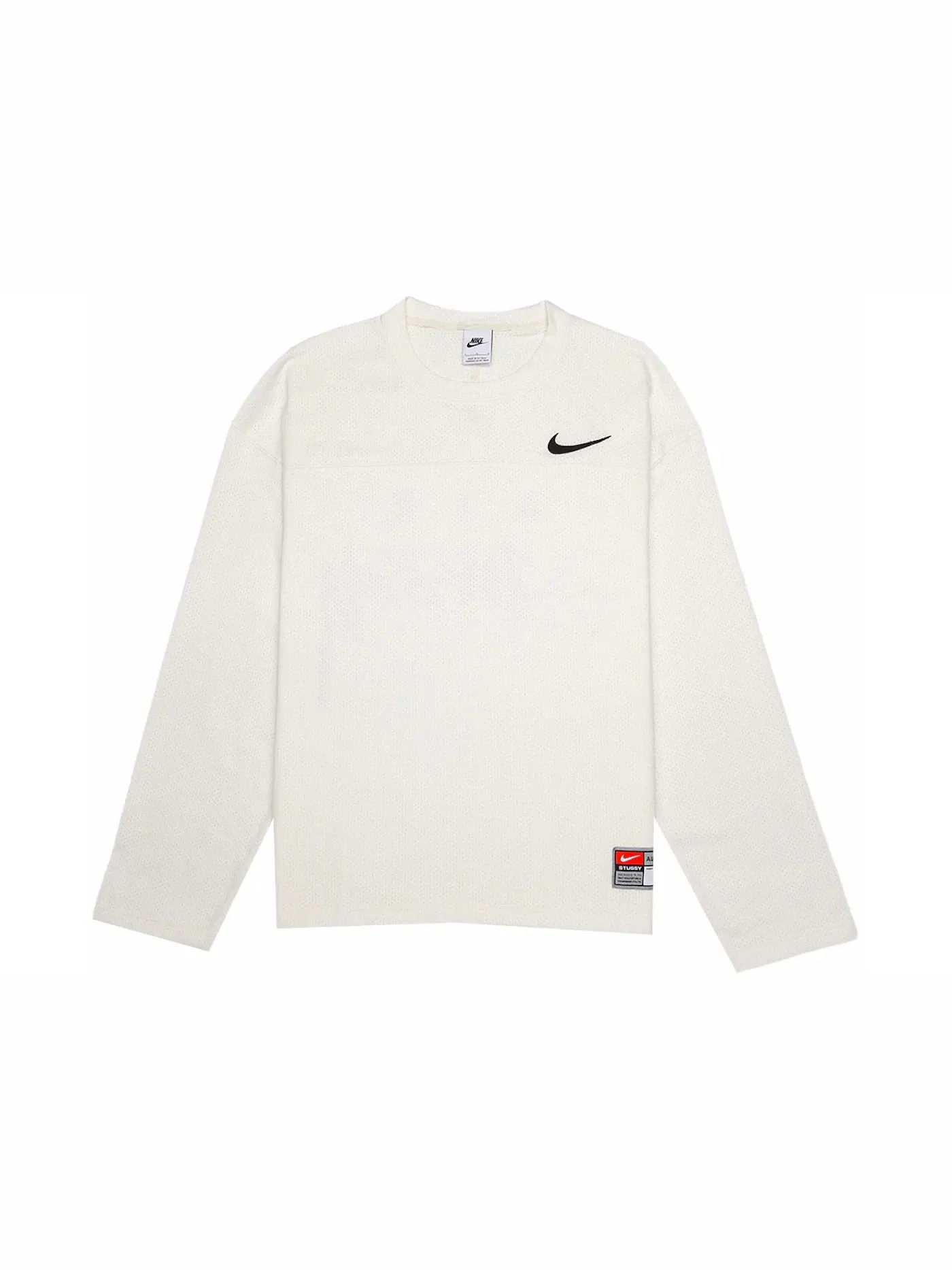 Мужская футбольная джерси с принтом Stussy x Nike Dri-FIT Mesh Jersey Sail Stussy — изображение 2 из 2, голубой